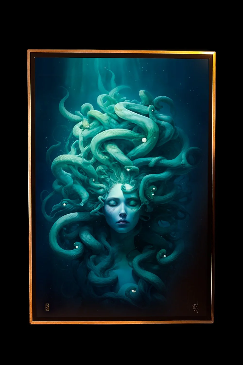 Justice of the Deep exhibited at Art Expo New York 2025 by MADX
