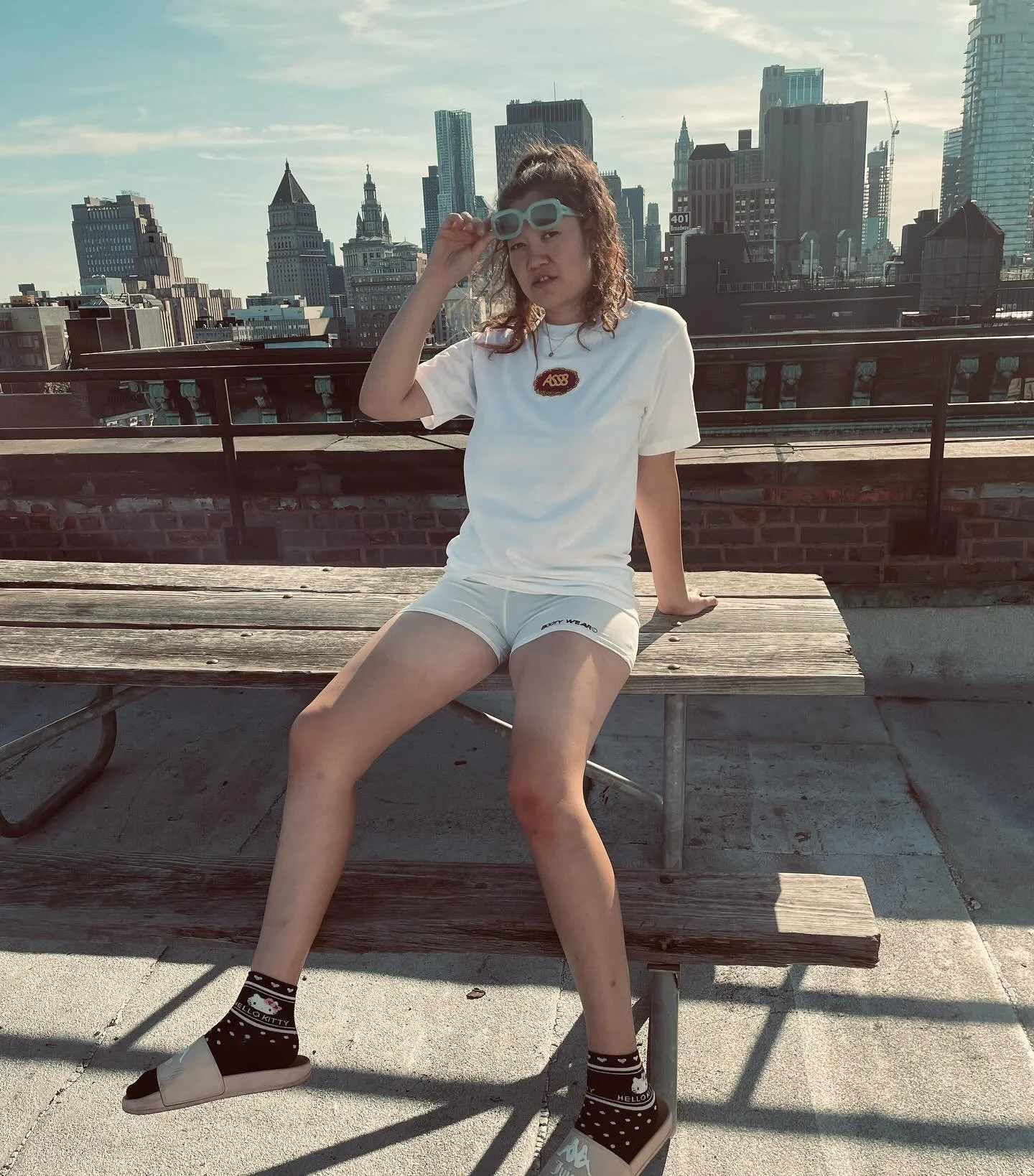 ASS8 Emblem Logo #Sports Tee Shirt.
With Matching White Colored ASS8 BOOTYWEAR Fun Time Shorts.

⚠️⚠️⚠️ ( Rare Pieces Still Available)(DM FOR PURCHASE)