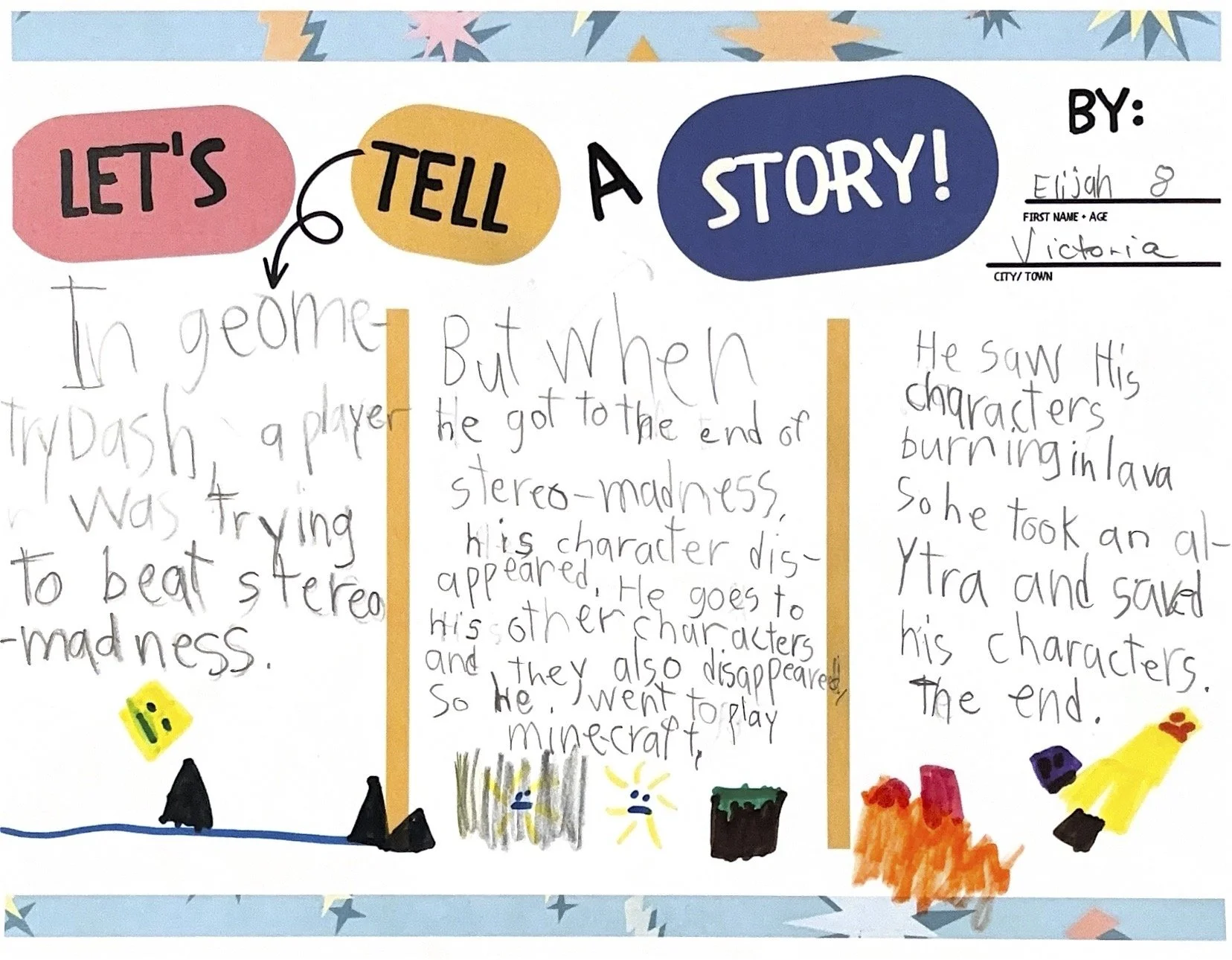 Elijah, Age 8, Victoria