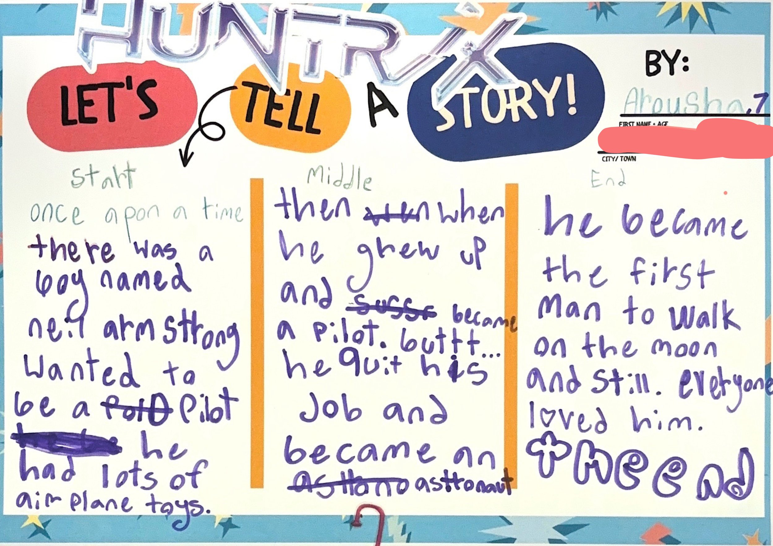 Arousha, Age 7