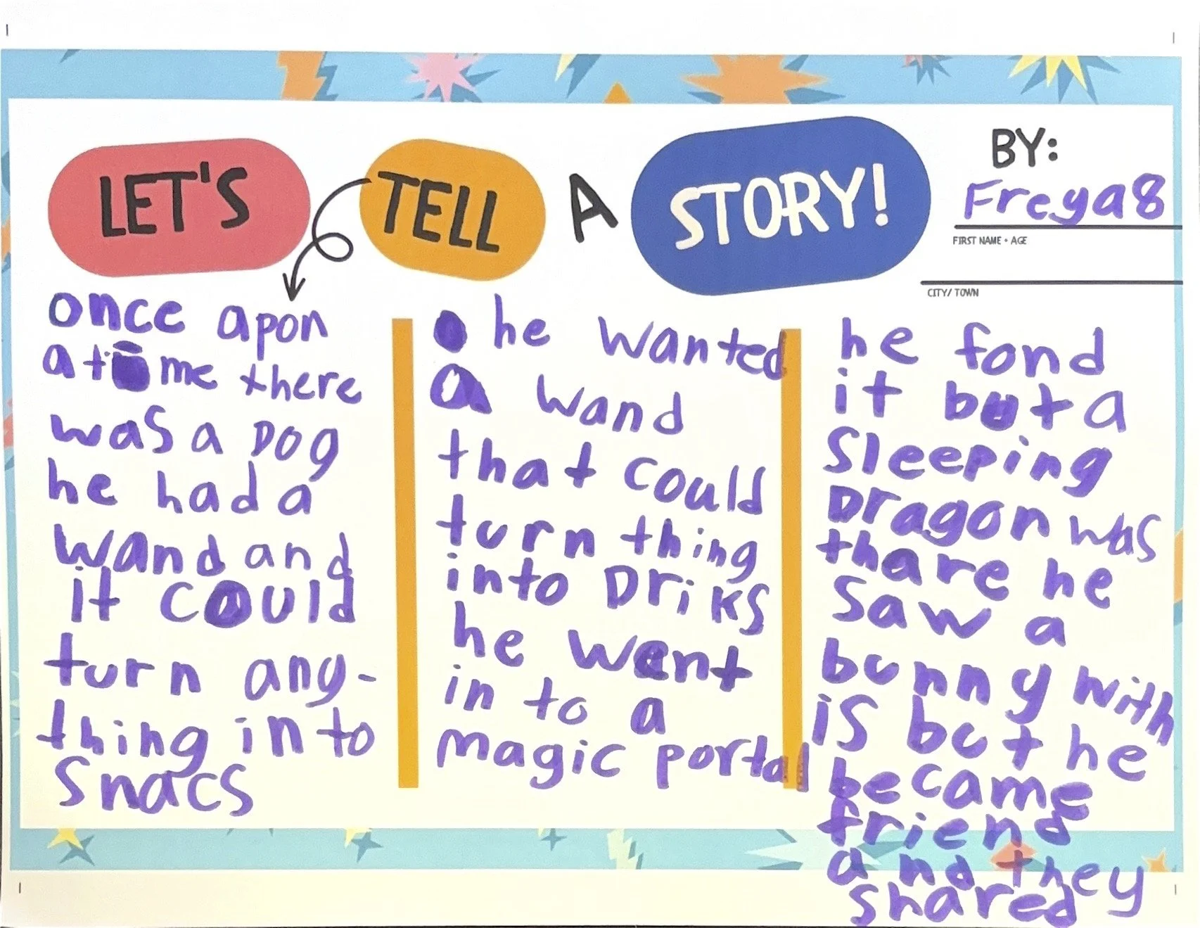 Freya, Age 8 