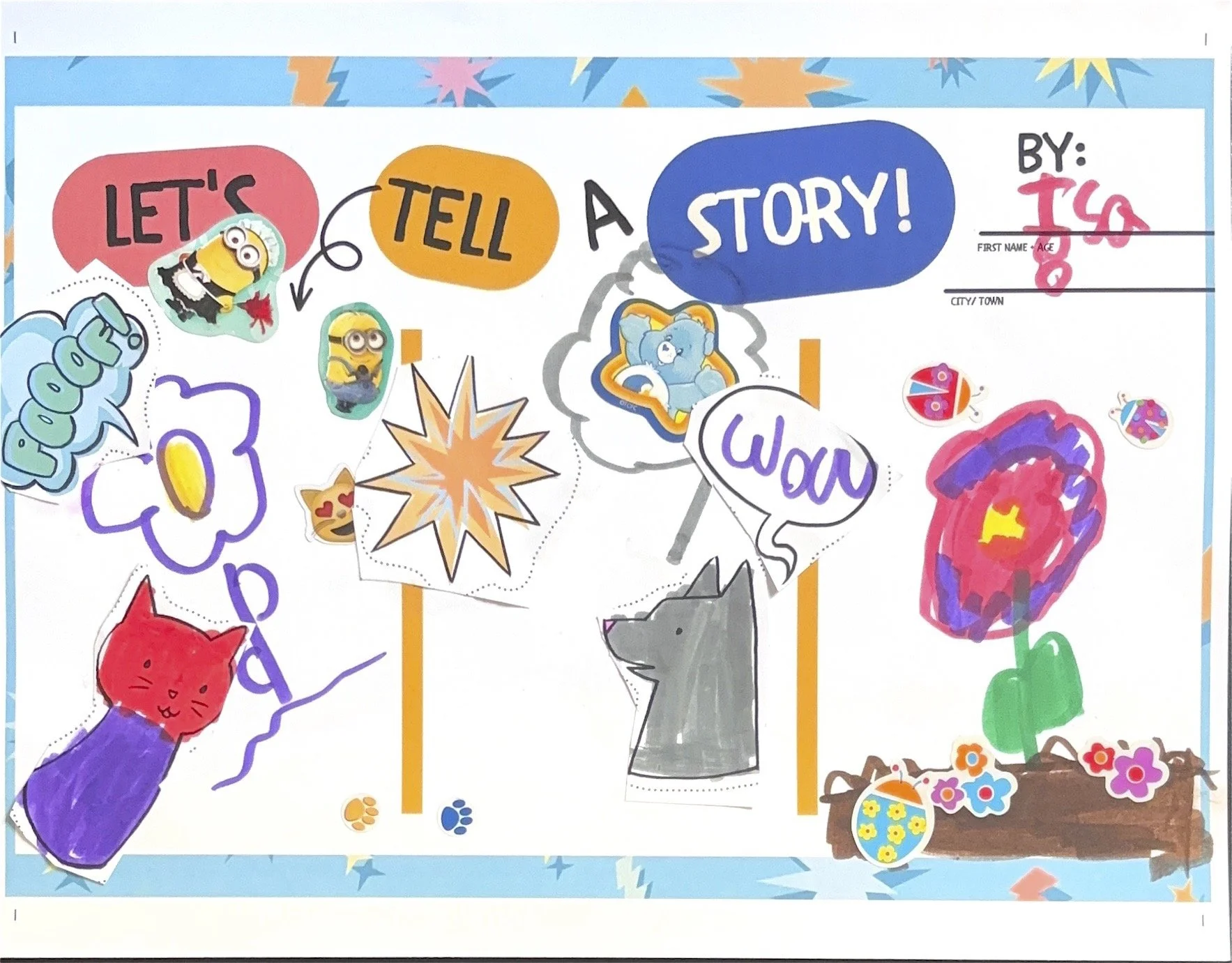 Isa, Age 8