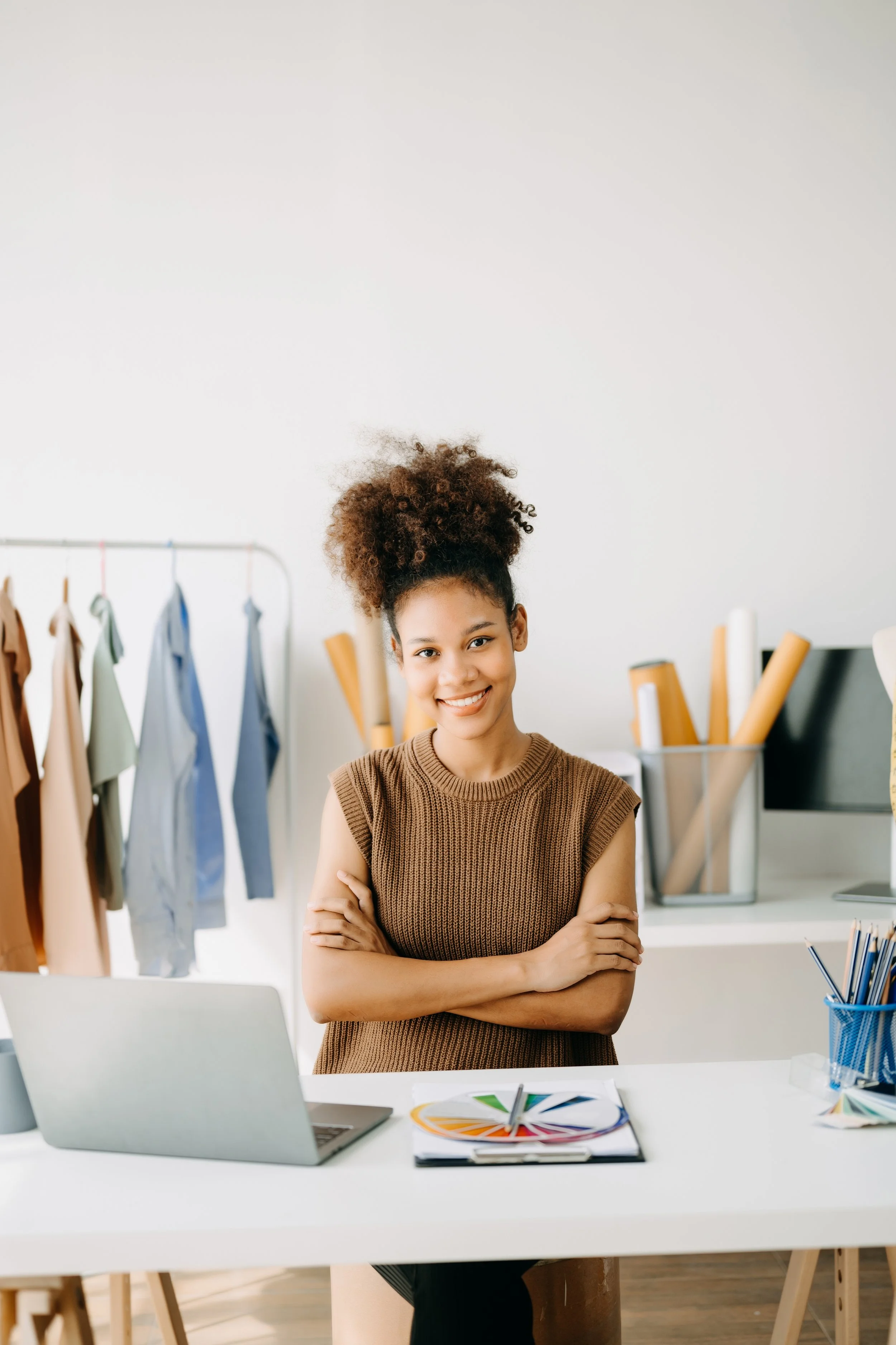 Confident Toronto business owner with clear financial visibility thanks to year-round CPA support