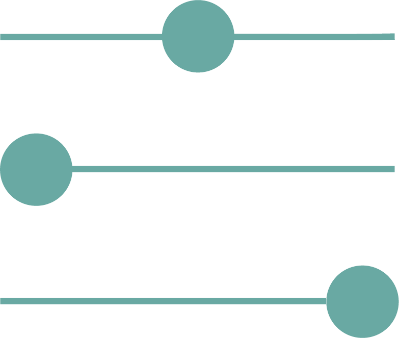 Illustration of a simple electronic circuit with three switches and three bulbs connected by wires.