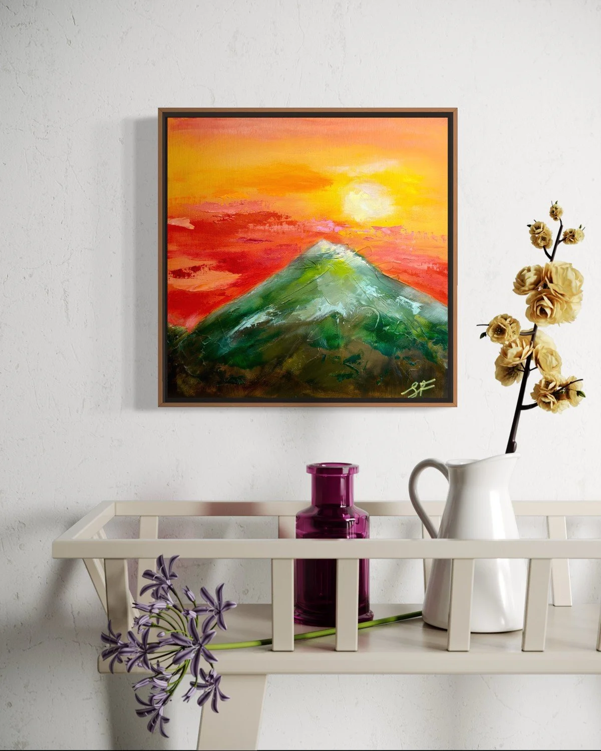 Orange Crush_12x12_Oil on canvas_Shaney Fago_2026_In Room1.jpeg