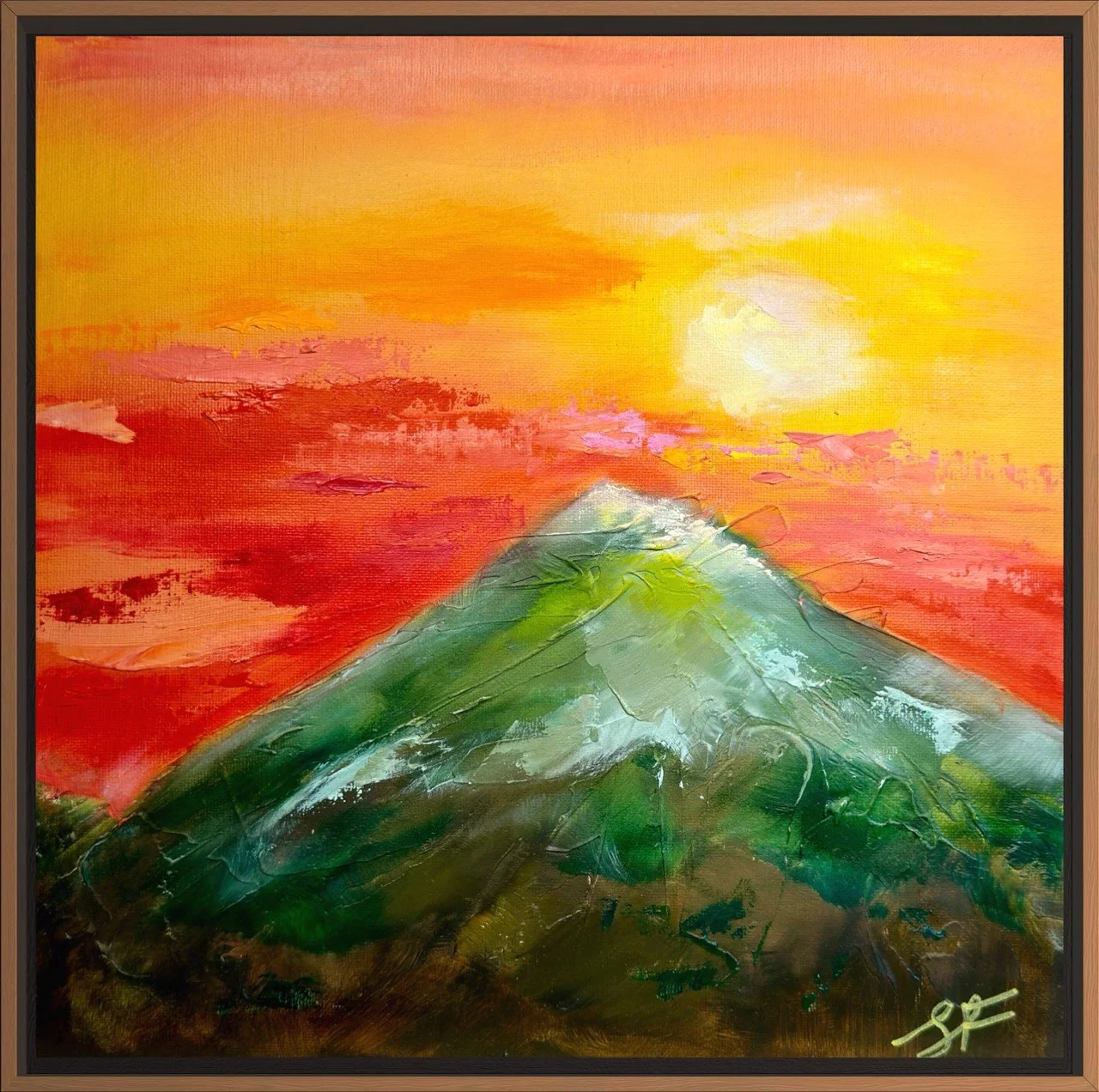 Orange Crush_12x12_Oil on canvas_Shaney Fago_2026 Framed1.jpeg