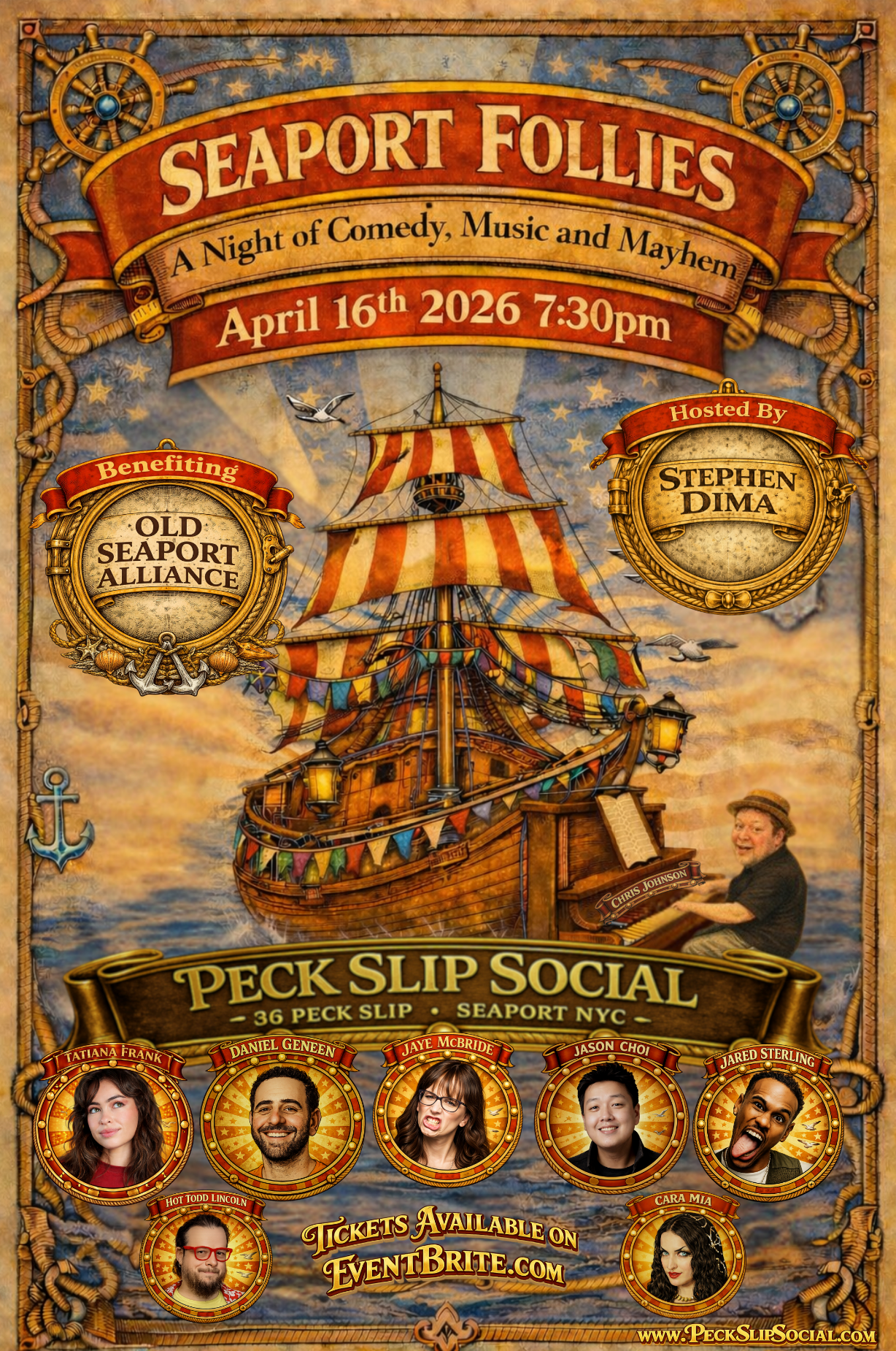 Seaport Follies @ Peck Slip Social
