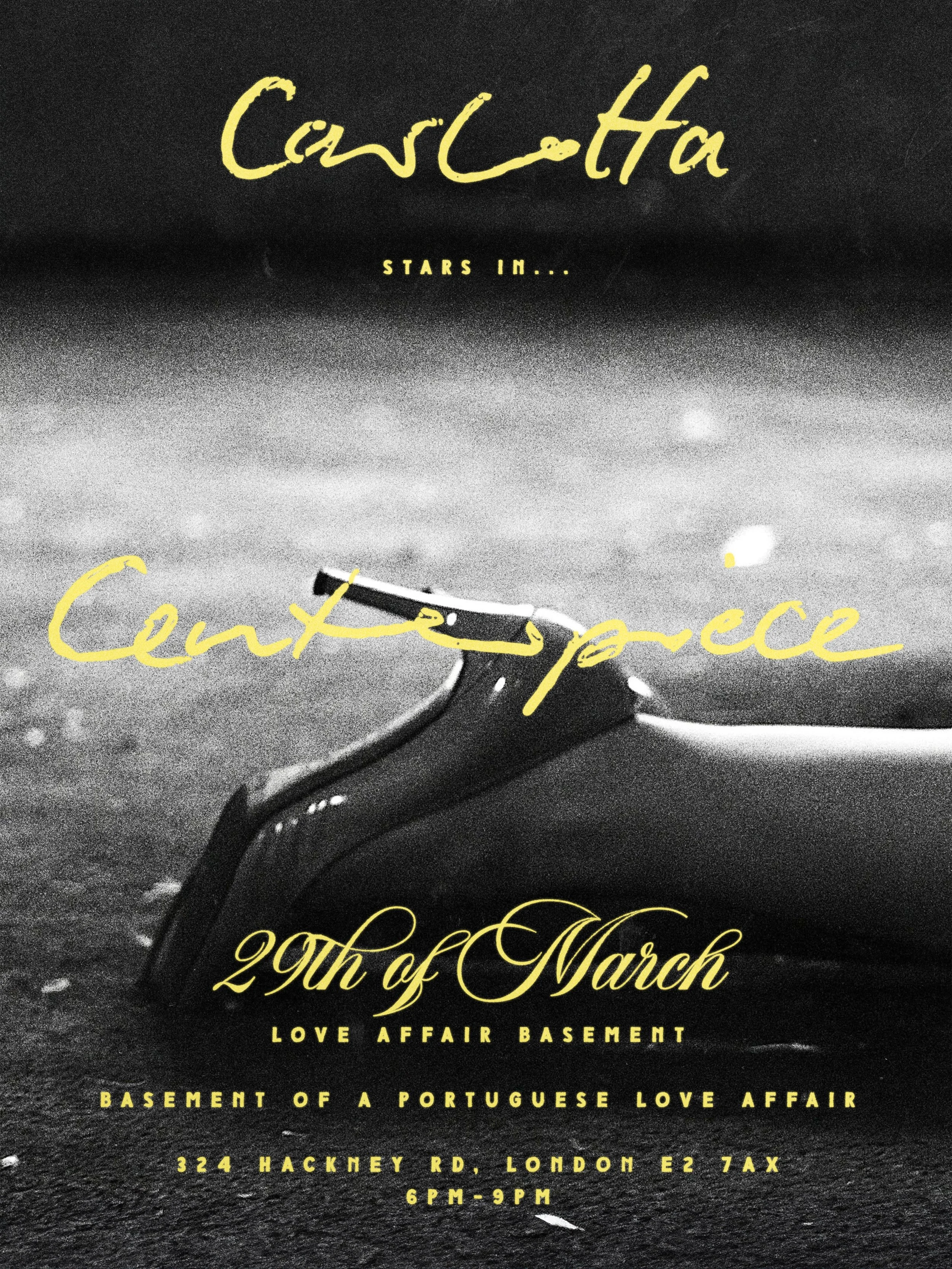 CARLOTTA stars in 'CENTERPIECE': A Music Video Screening Evening