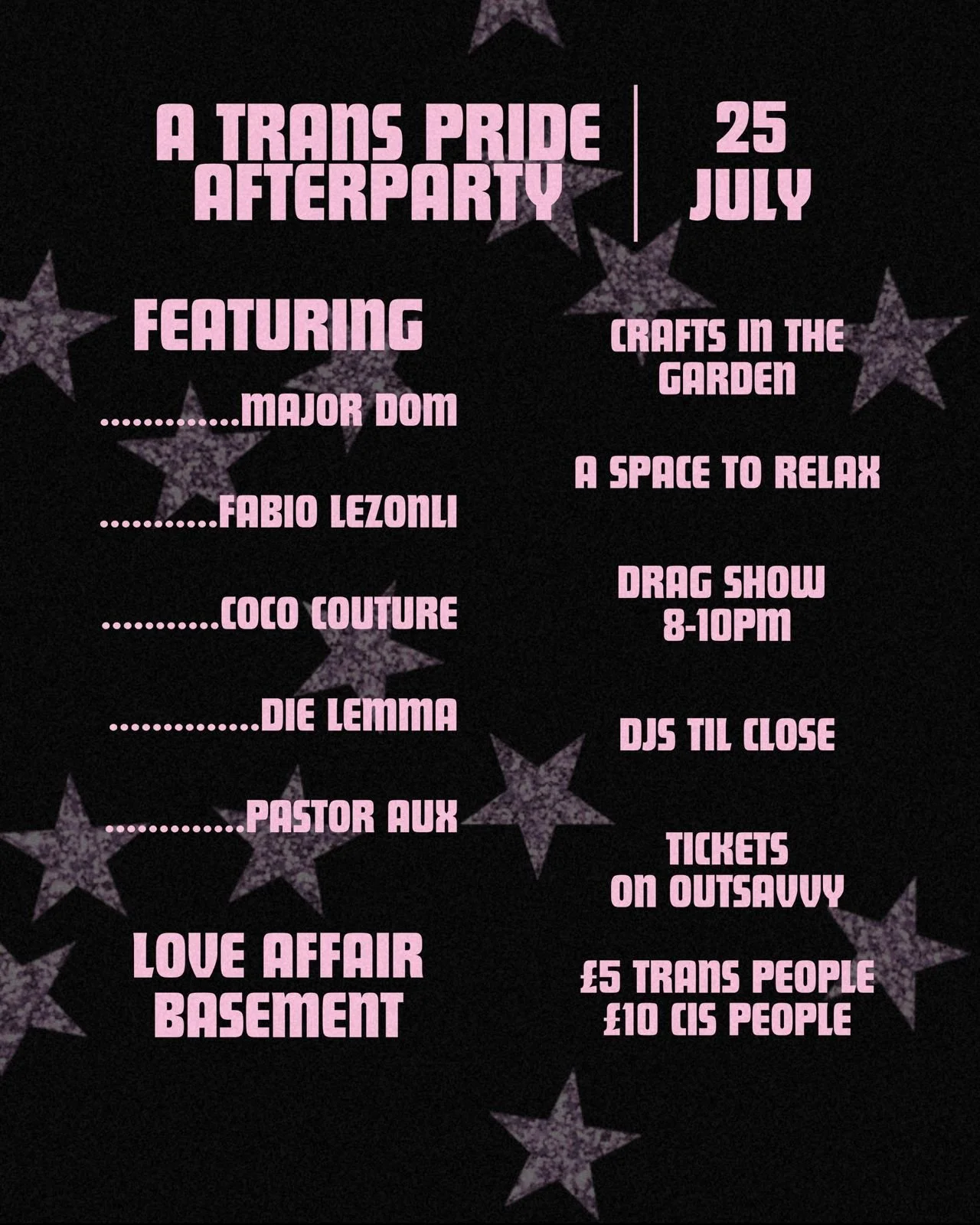 TRANS PRIDE AFTERPARTY @ L.A.B
