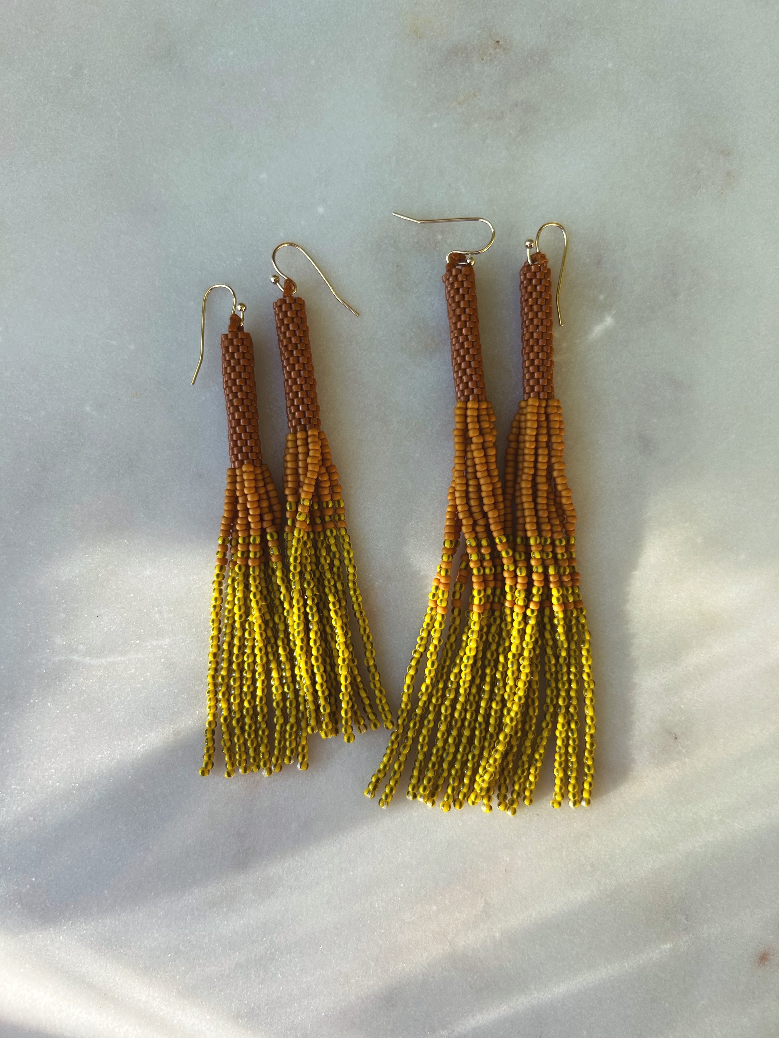 Burnt Sunrise Lahi Tassels