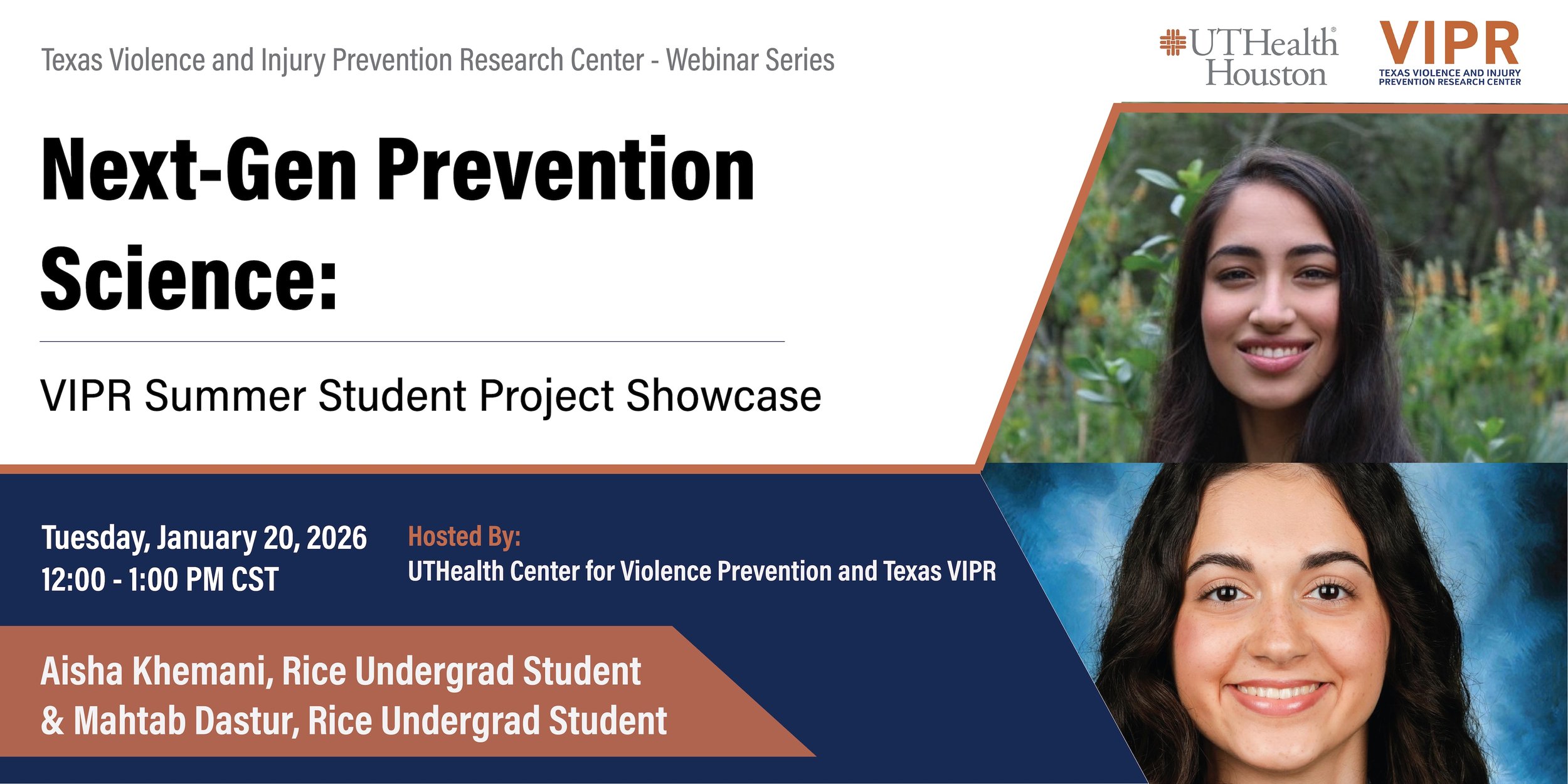 Next-Gen Prevention Science: VIPR Summer Student Project Showcase