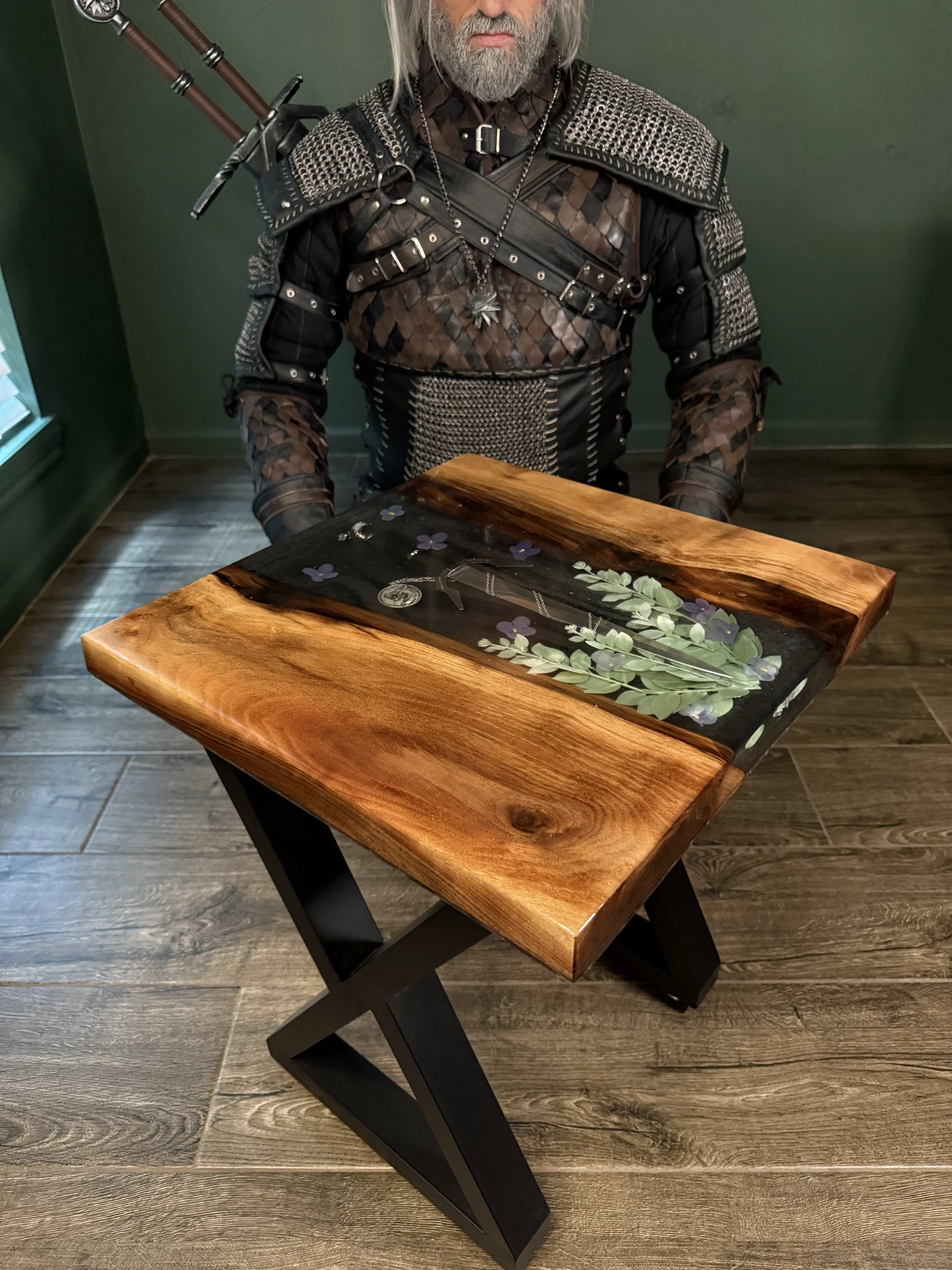 White Wolf Walnut End Table