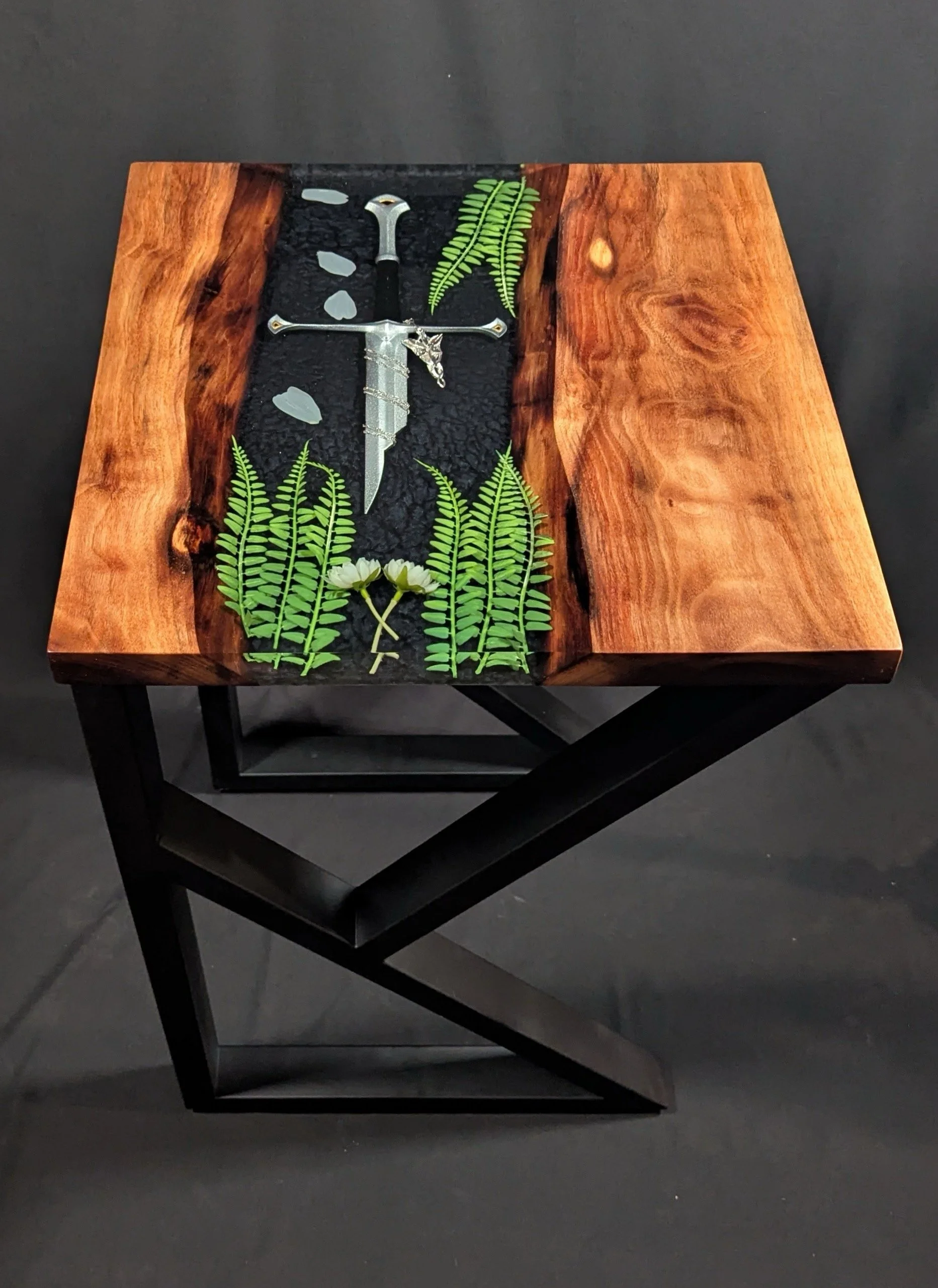 Strider Walnut End Table