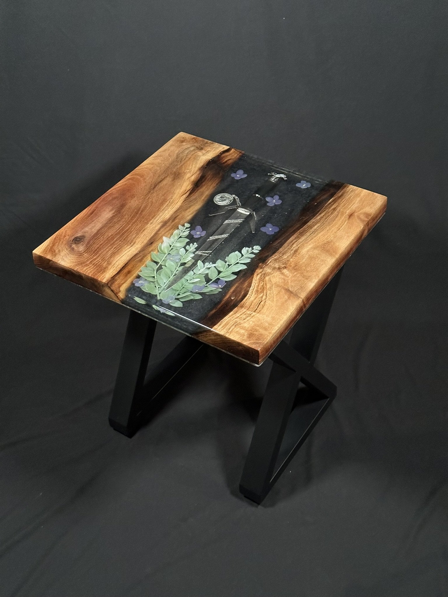 White Wolf Walnut End Table