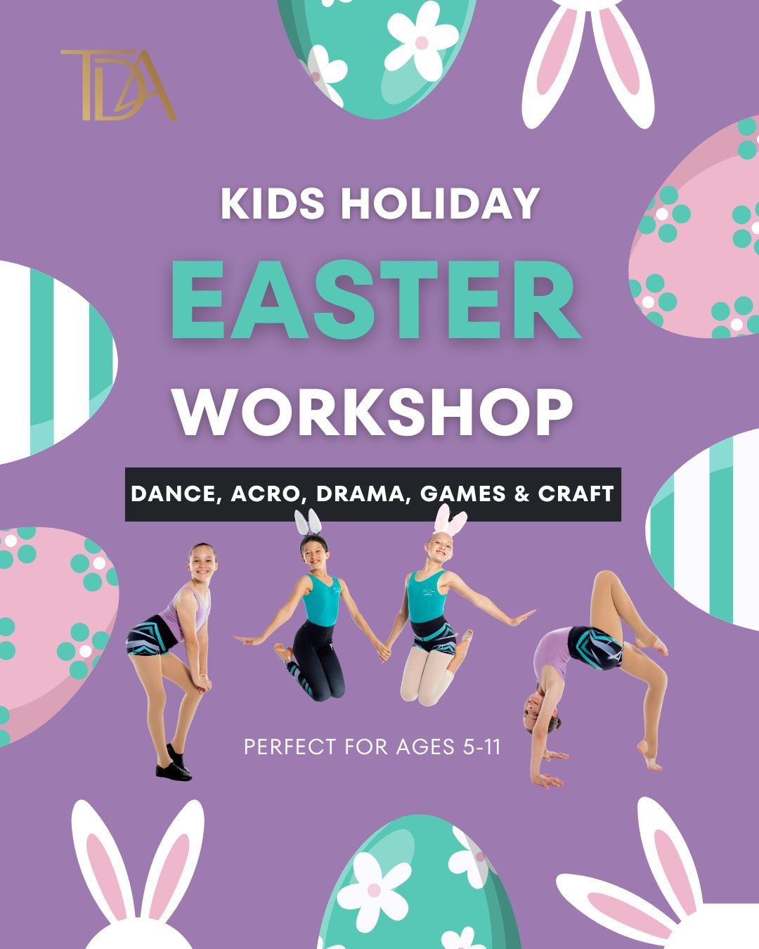 ANNOUNCING OUR EASTER HOLIDAY WORKSHOPS! 🐰🎉
We&rsquo;re so excited to invite children aged 5&ndash;11 to join us for 2 Egg-citing days of Easter fun!

📅 Date: Tuesday 7 &amp; Wednesday 8 April
⏰ Time: 8:30am-3:30pm
📍 Location: TDA Maleny

Expect 
