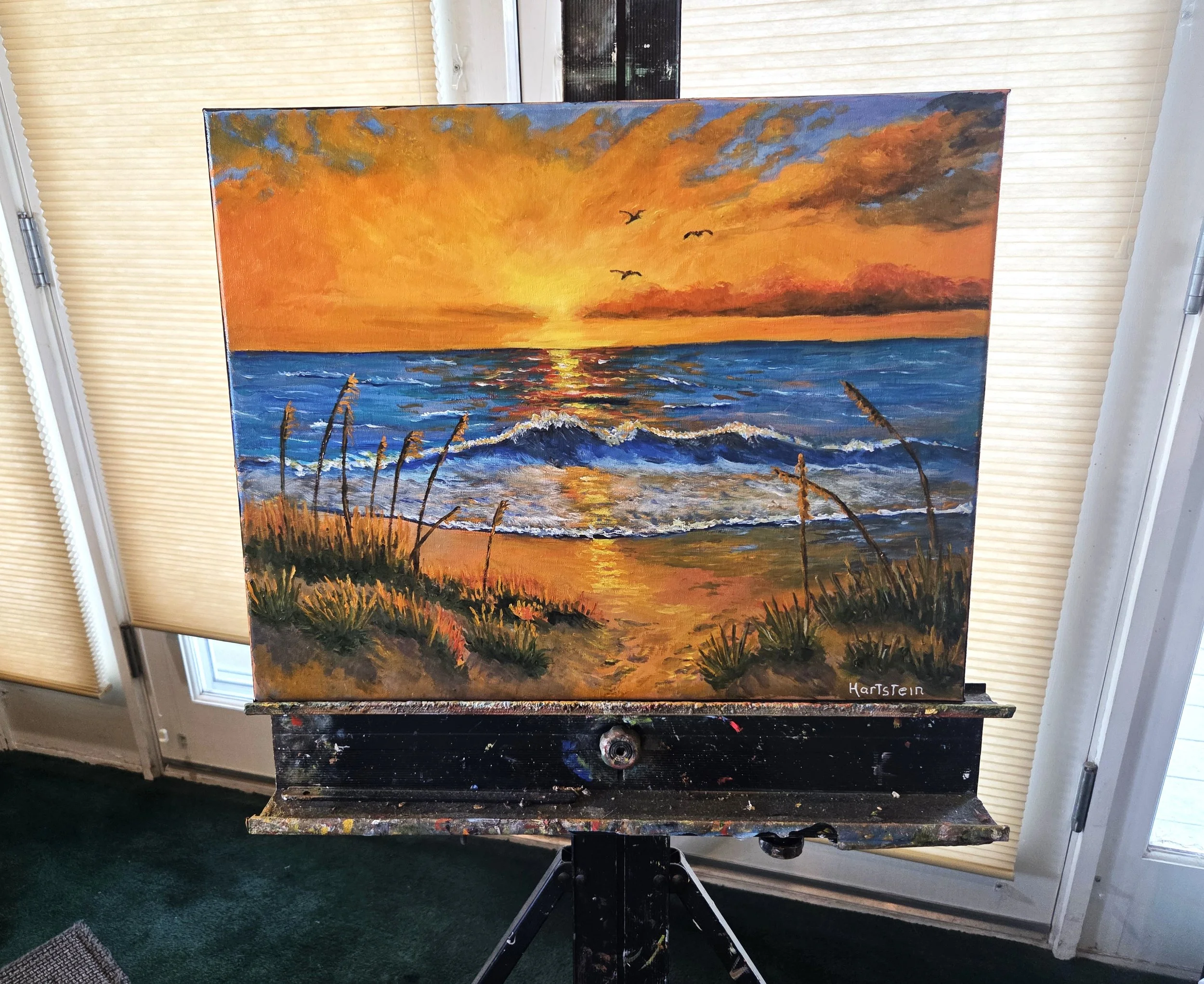 ocean setset easel.jpg