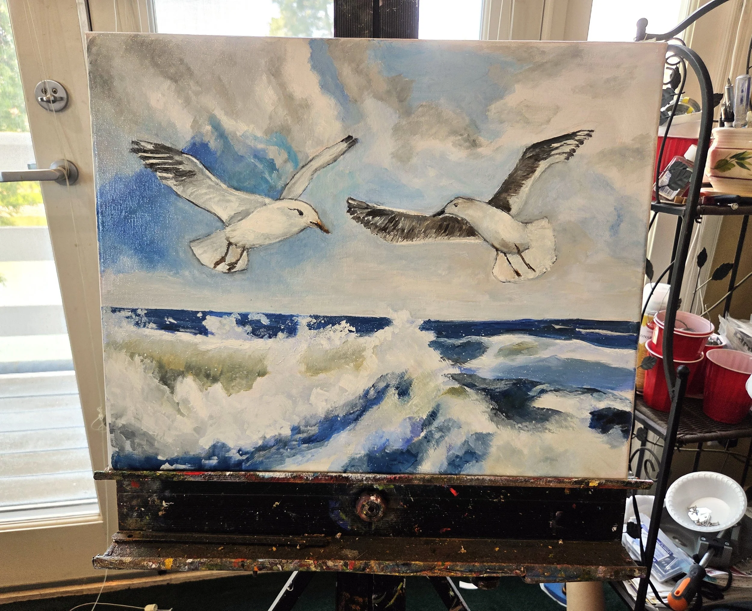 Ocean calls easel.jpg
