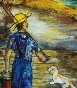 a boy a dog closeup.png