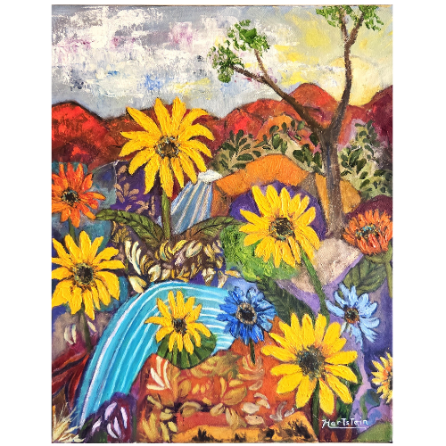 Sunflower Invitation- New Painting