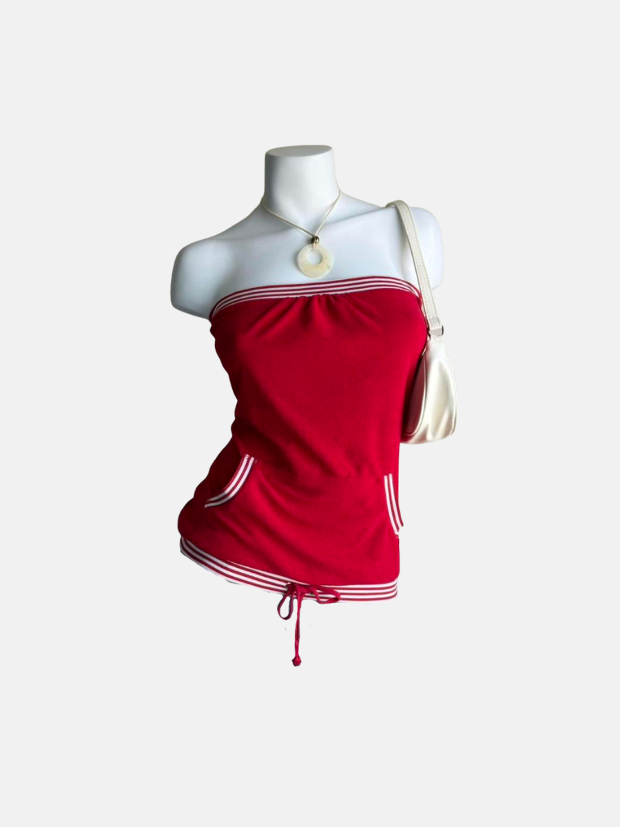 Vintage Y2K sporty tube top XL $15.00