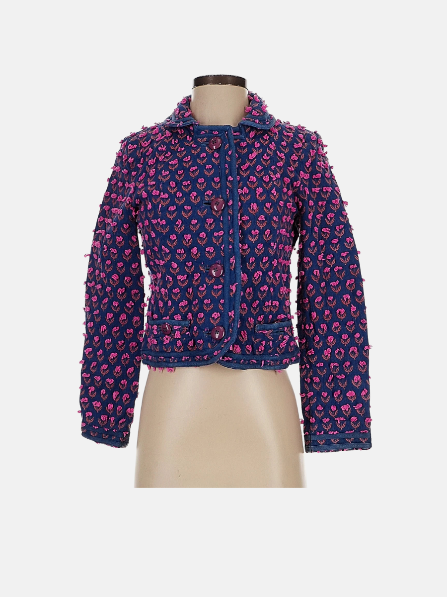 Marc by Marc Jacobs floral embroidered jacket size 4 $103.99