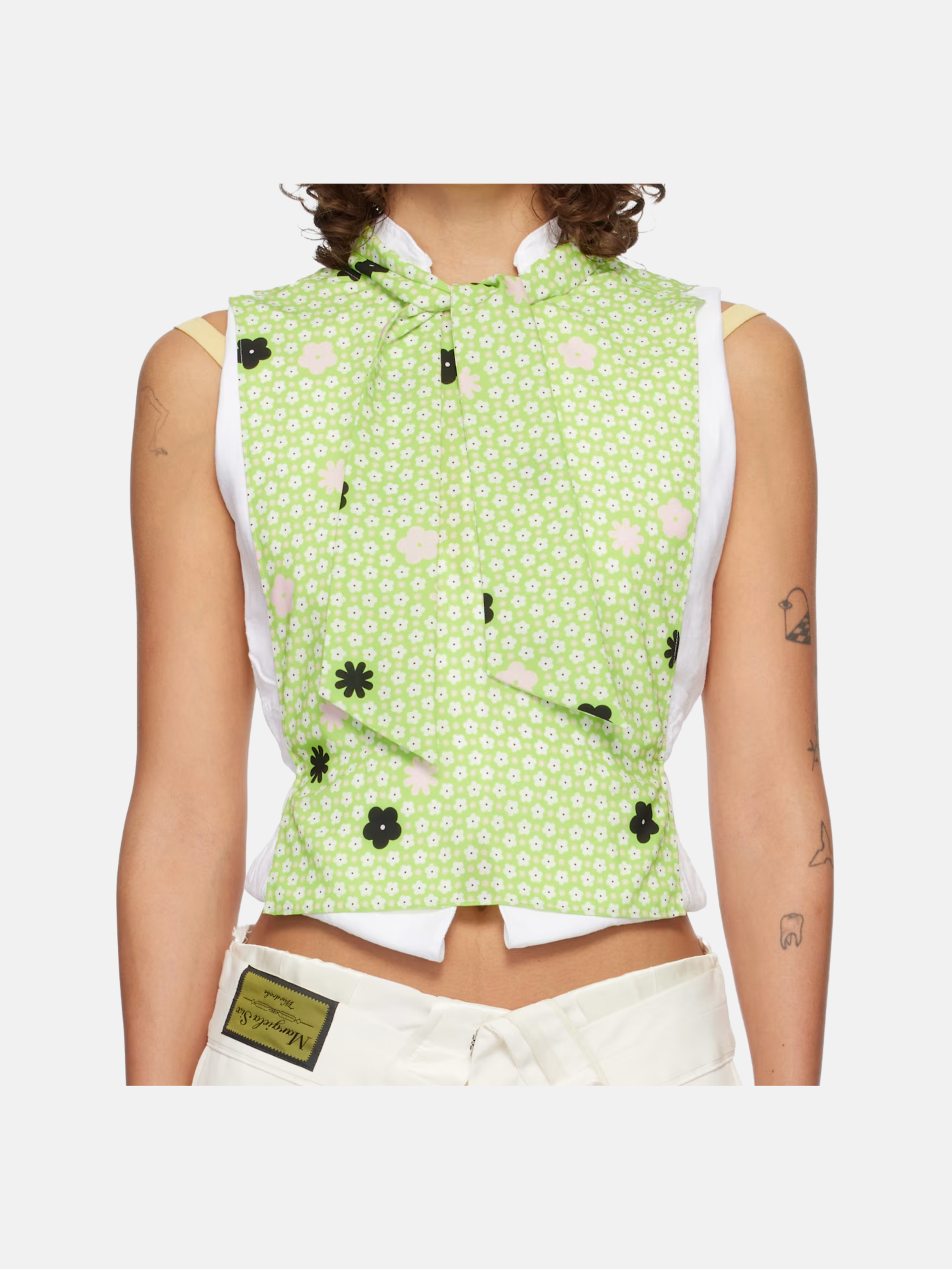 Green stole top $460 NEW
