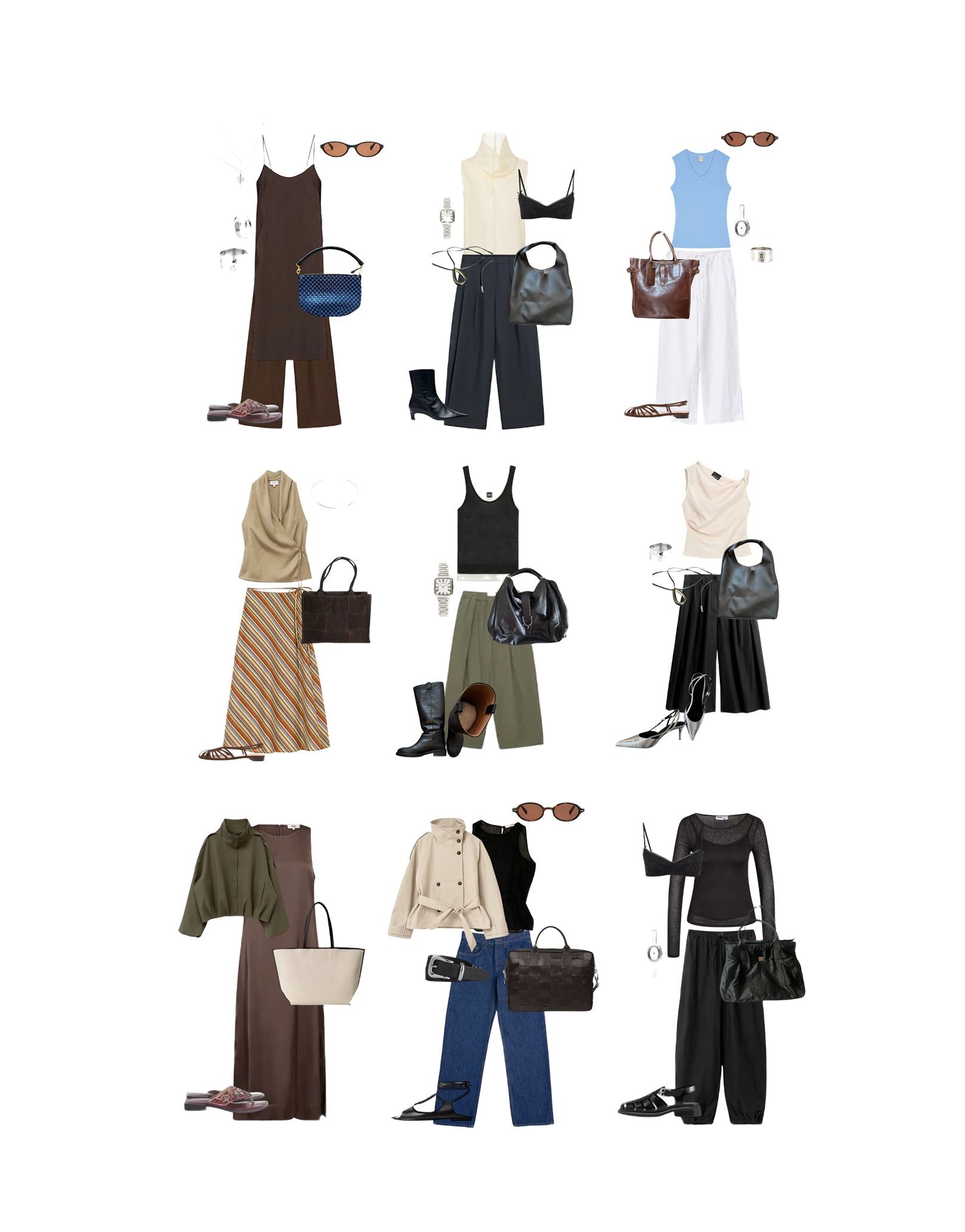 Client B's shopping recommendations lookbook