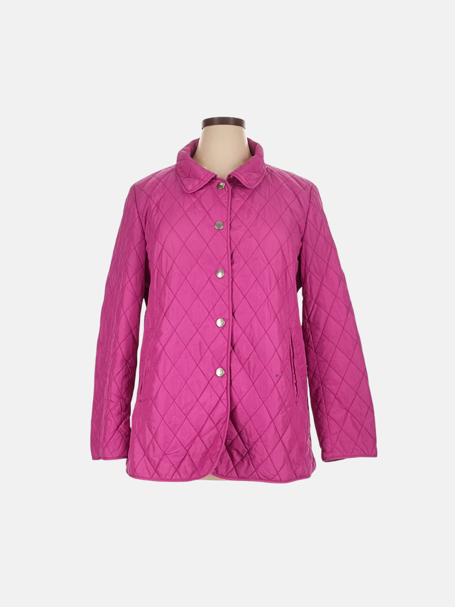 Coach quilted pink coat XL $128.99