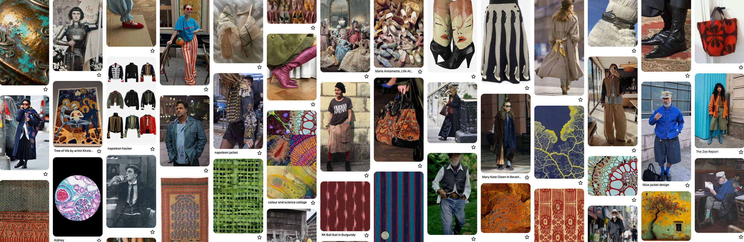 Client A's moodboard