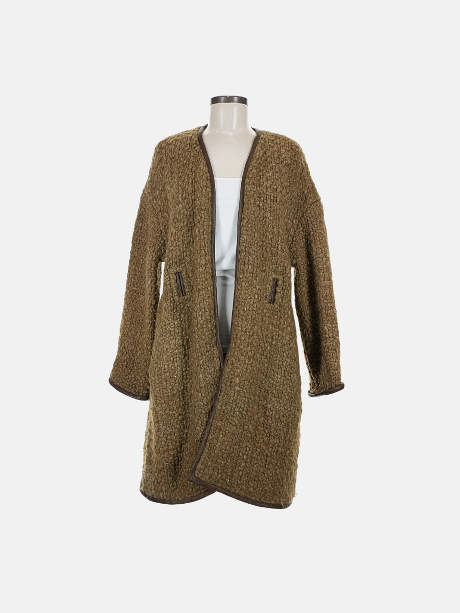 Yigal Azrouël New York textured wool coat M $129.99