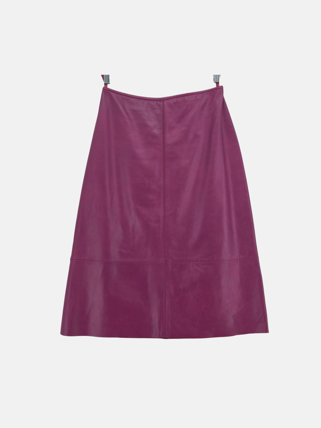 VINTAGE 100% Leather midi skirt size 2 $65.00