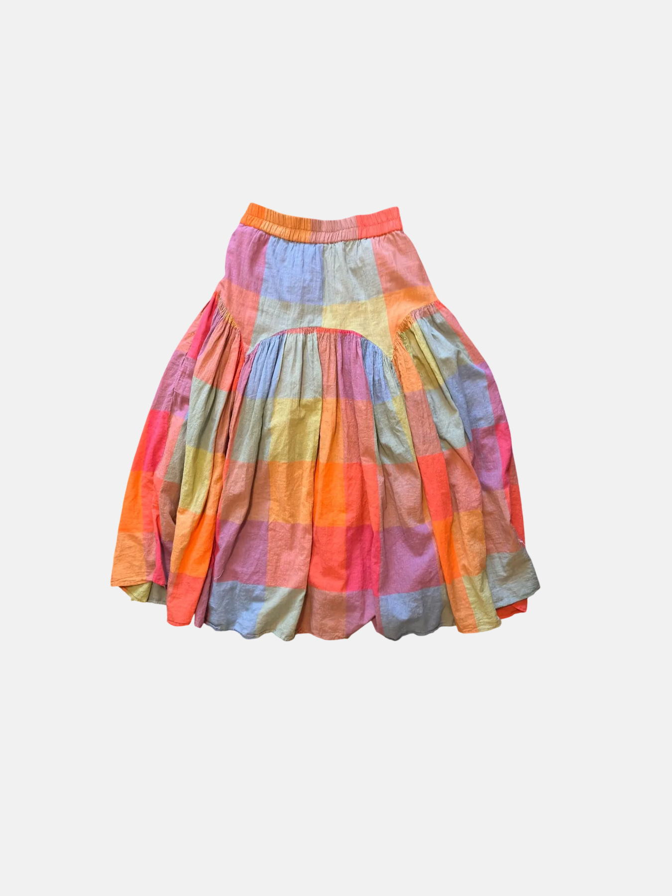NEW Drop waist colorful maxi skirt