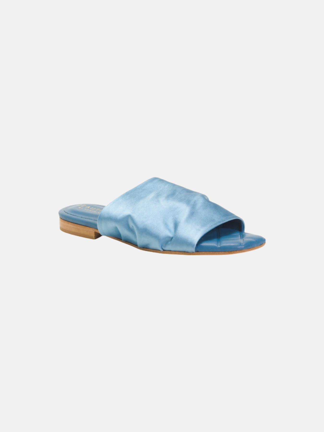 NEW Made in Italy blue silk sandals $34.99