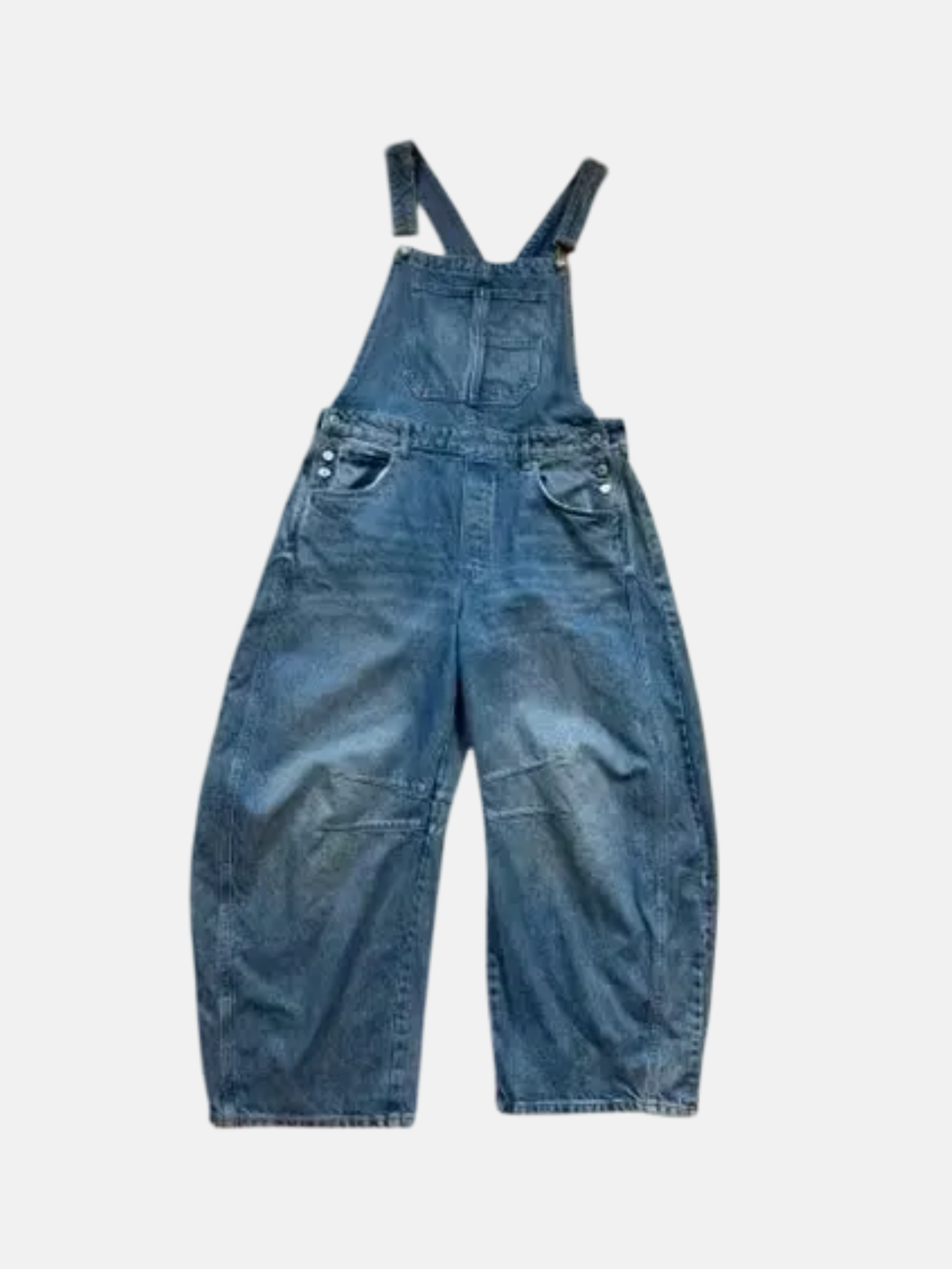 Free People barrel leg overalls $148