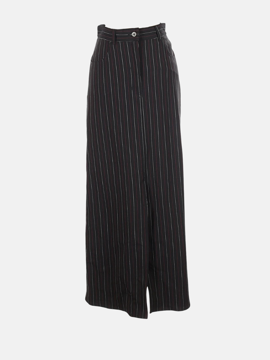Vintage Fendi Jeans pin stripe maxi skirt: Size 6, $200.99