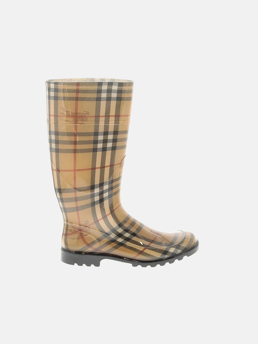 Burberry plaid rainboots EU 39 $239.99