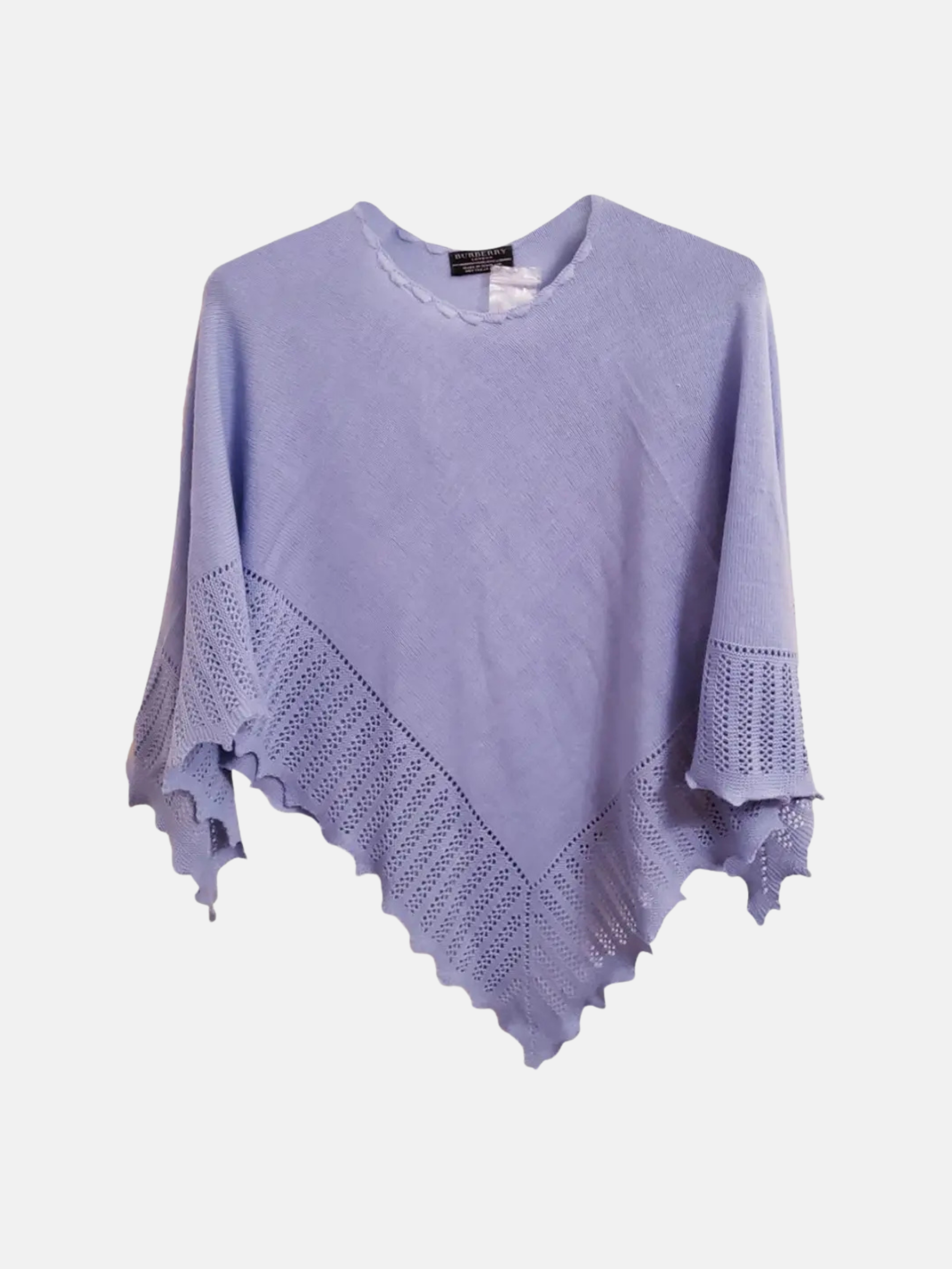 Vintage Burberry wool poncho OS $221