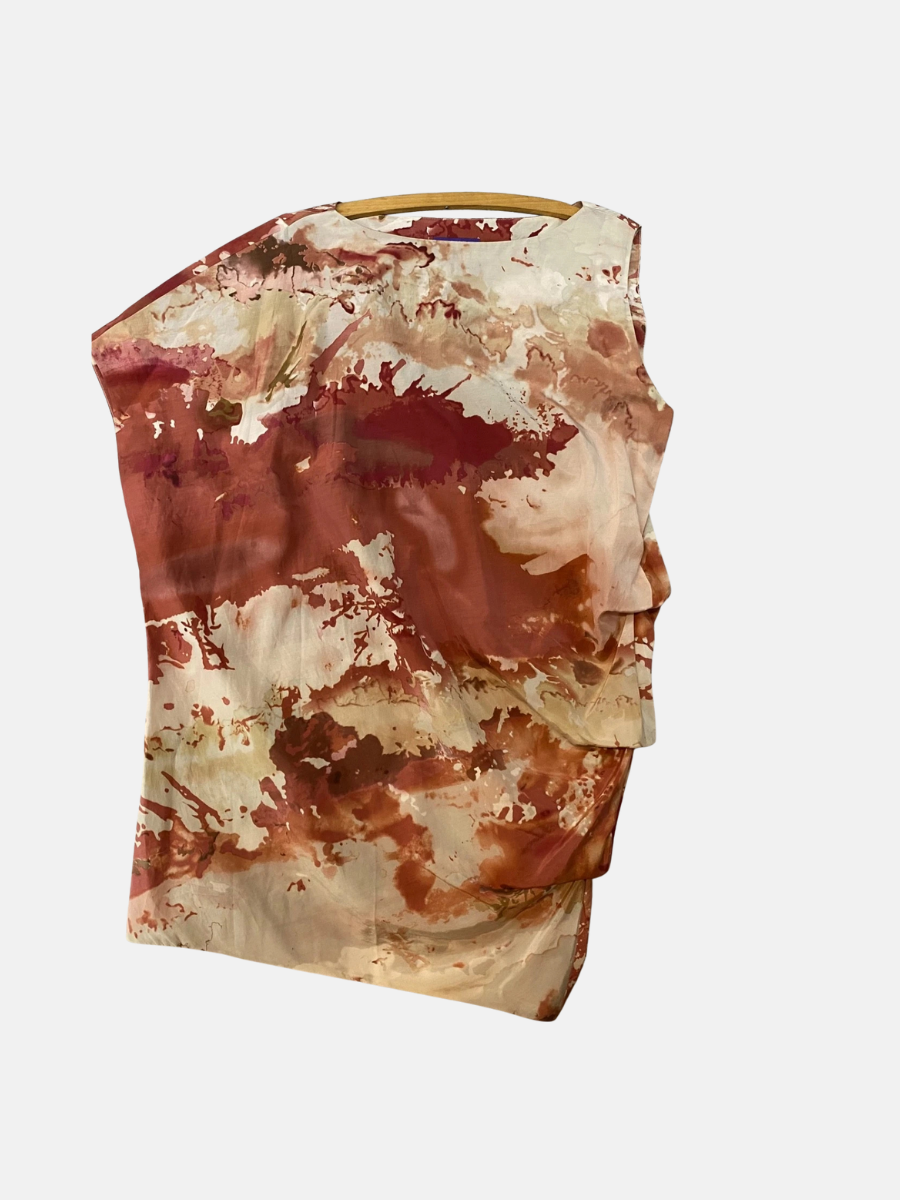 Vivienne Tam silk asymmetrical dress S $64.99