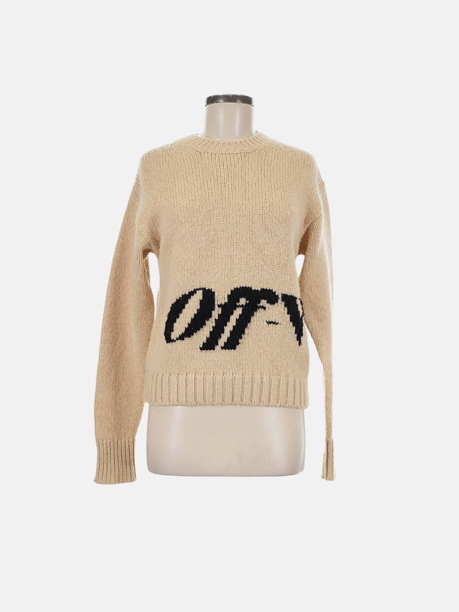 Off White wool sweater L $176.99