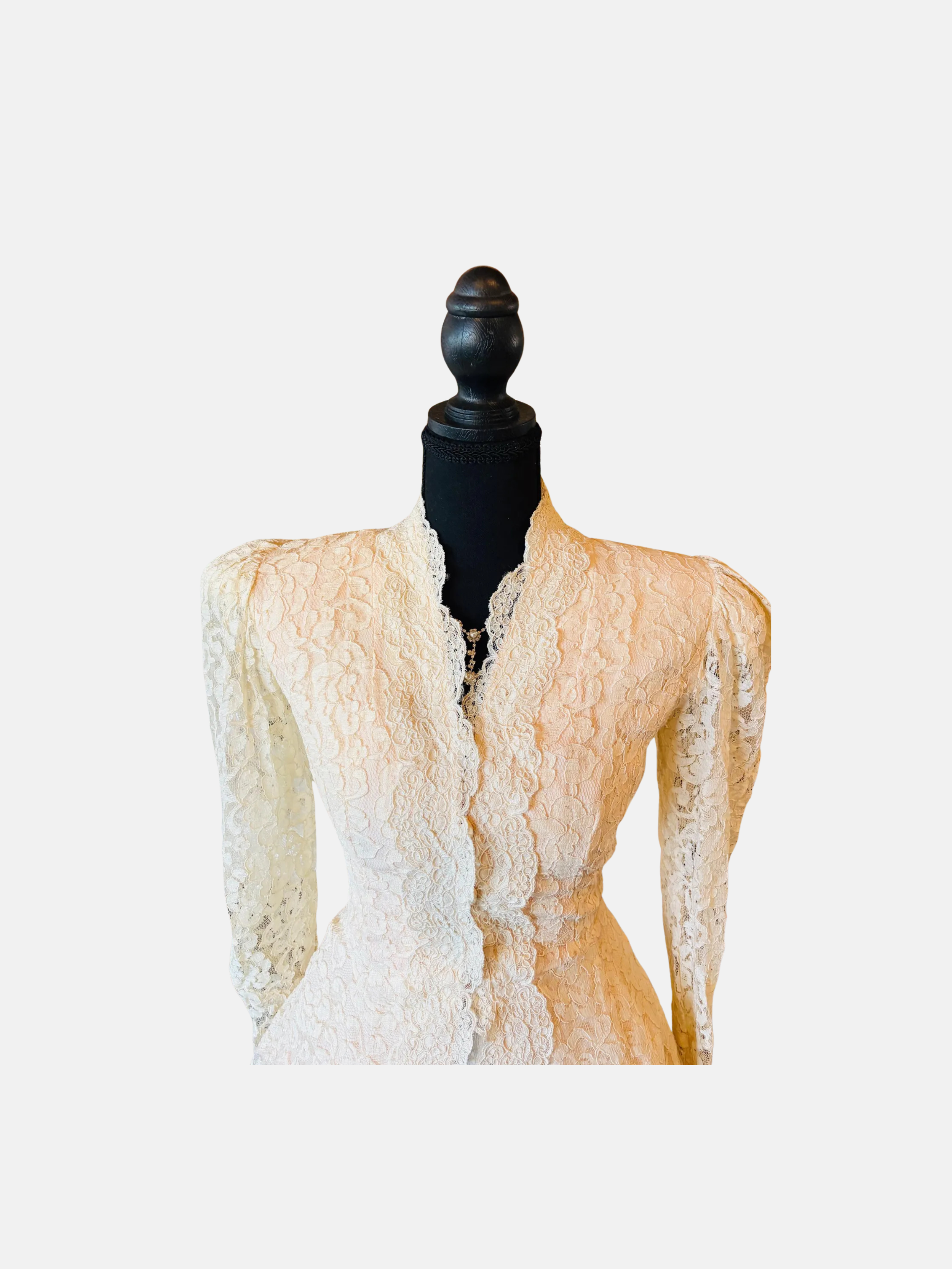 Vintage lace jacket size 6 $135