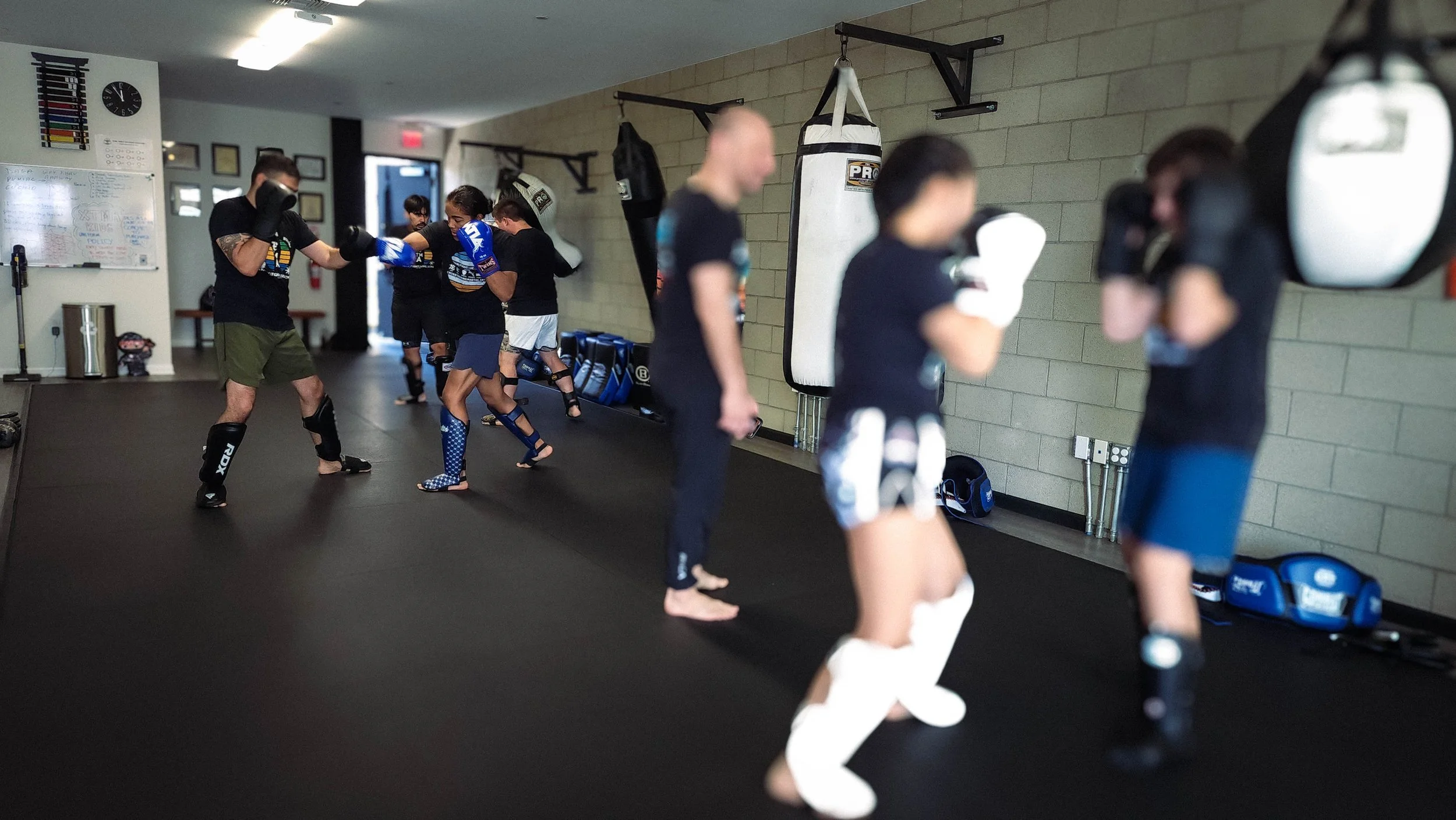 Cardio Kickboxing class at XTMA