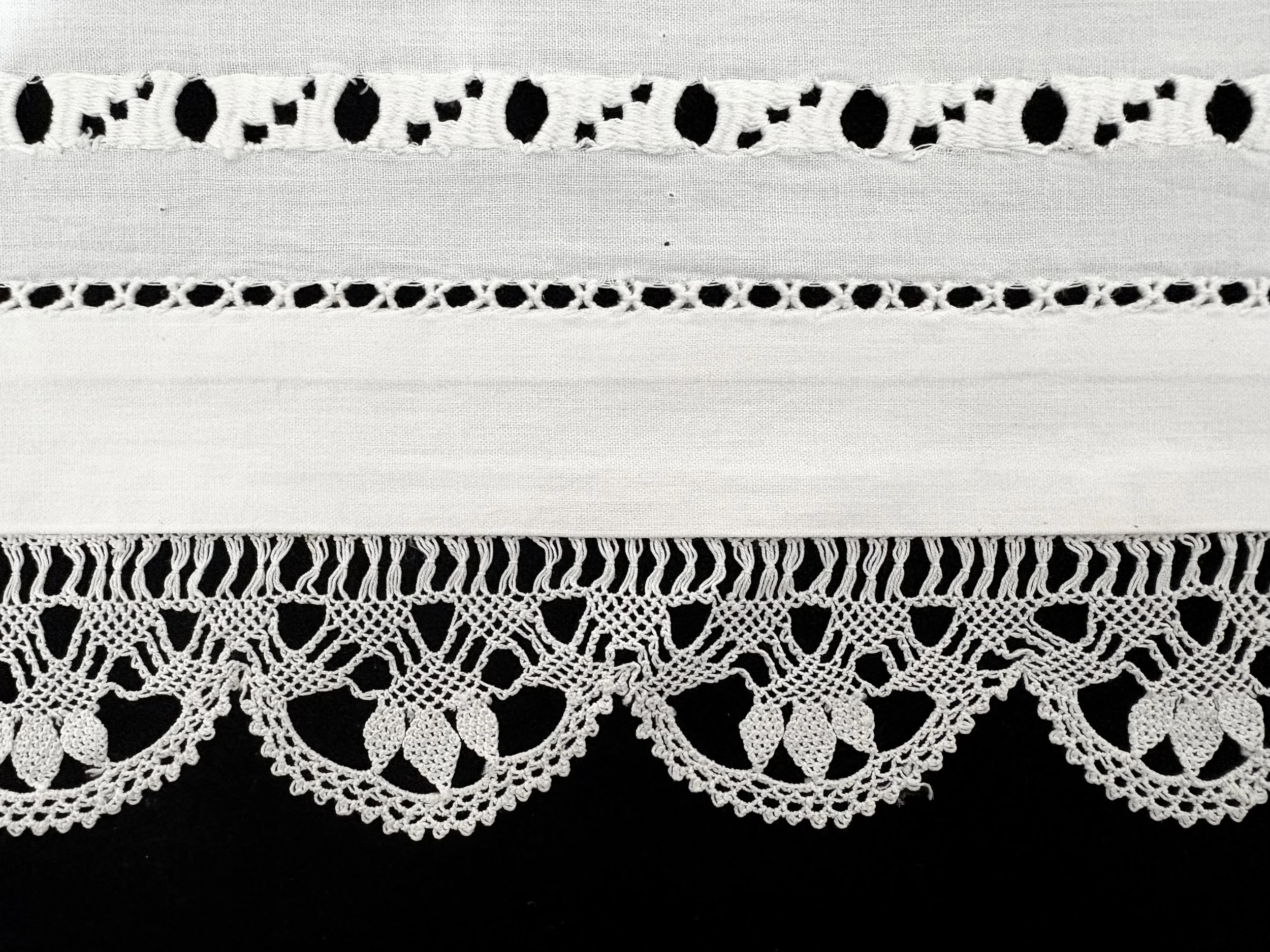 Dzaghig Chitchi, needlelace trim, Şişli, Istanbul, Türkiye. Photo credit: © Deborah Valoma, 2025.