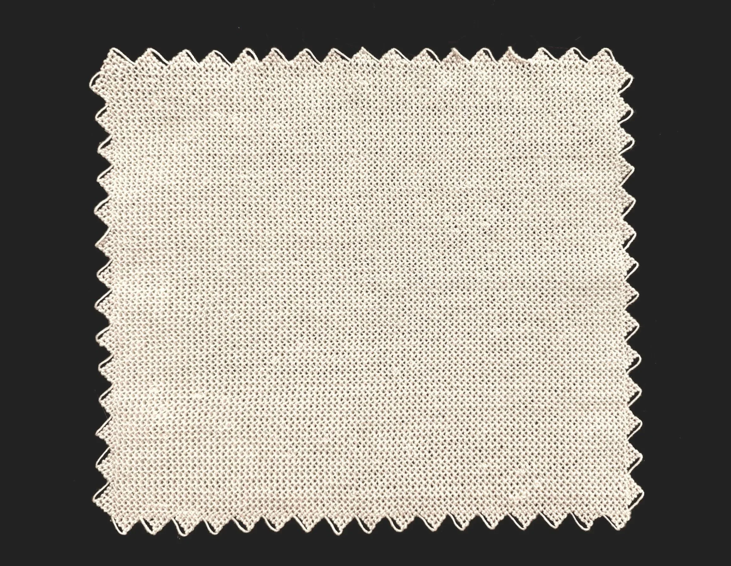 Deborah Valoma, first Armenian needlelace piece, diminutive in size and devoid of pattern, stitched with decades-old cotton thread inherited from her grandmother Sara Sohigian Magarian. 

"I could see the movements of her hands in my own as I made ea