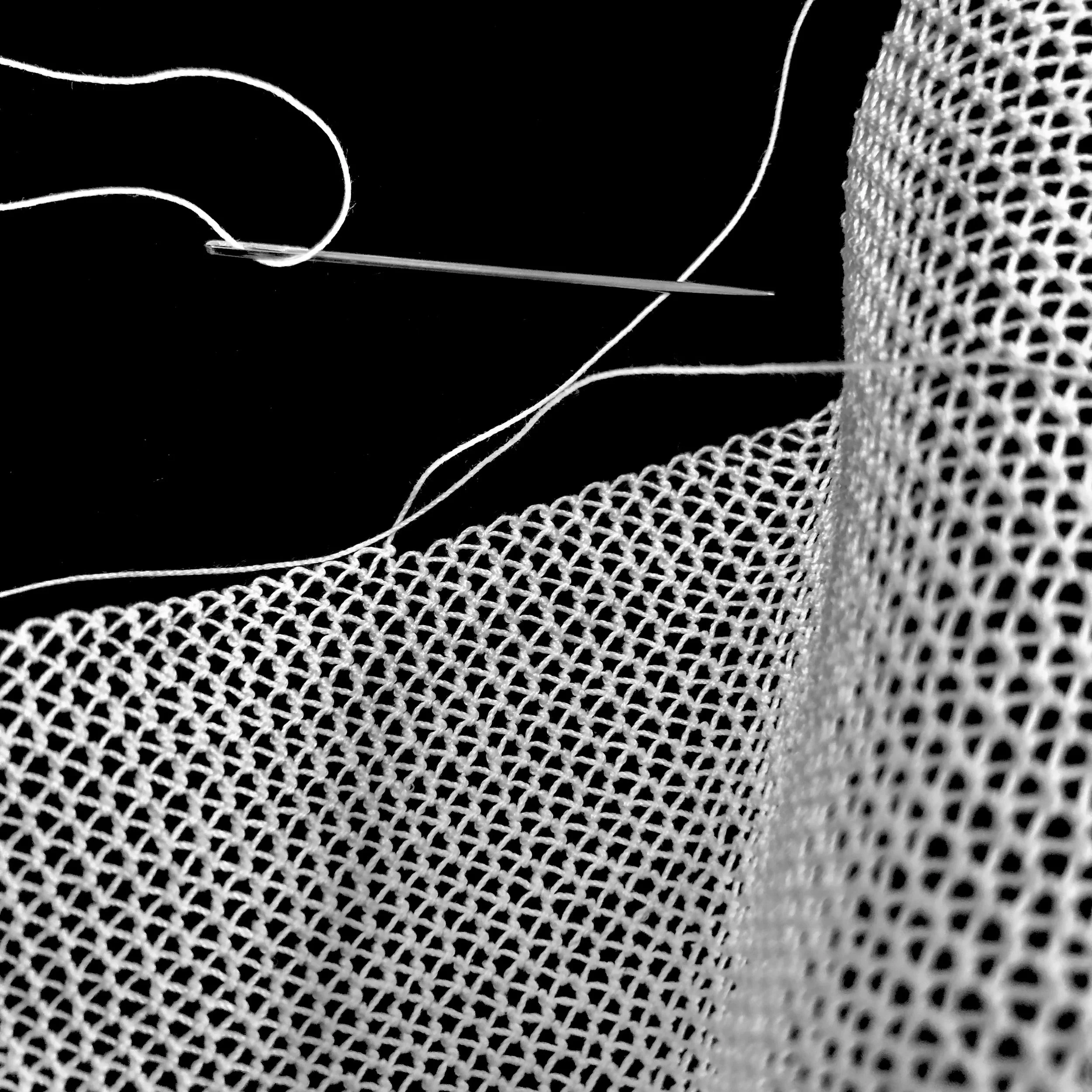 Deborah Valoma,  10,000 Stitches with No Goal , 2022. Armenian needlelace (detail).

Photo: credit © Deborah Valoma, 2022.