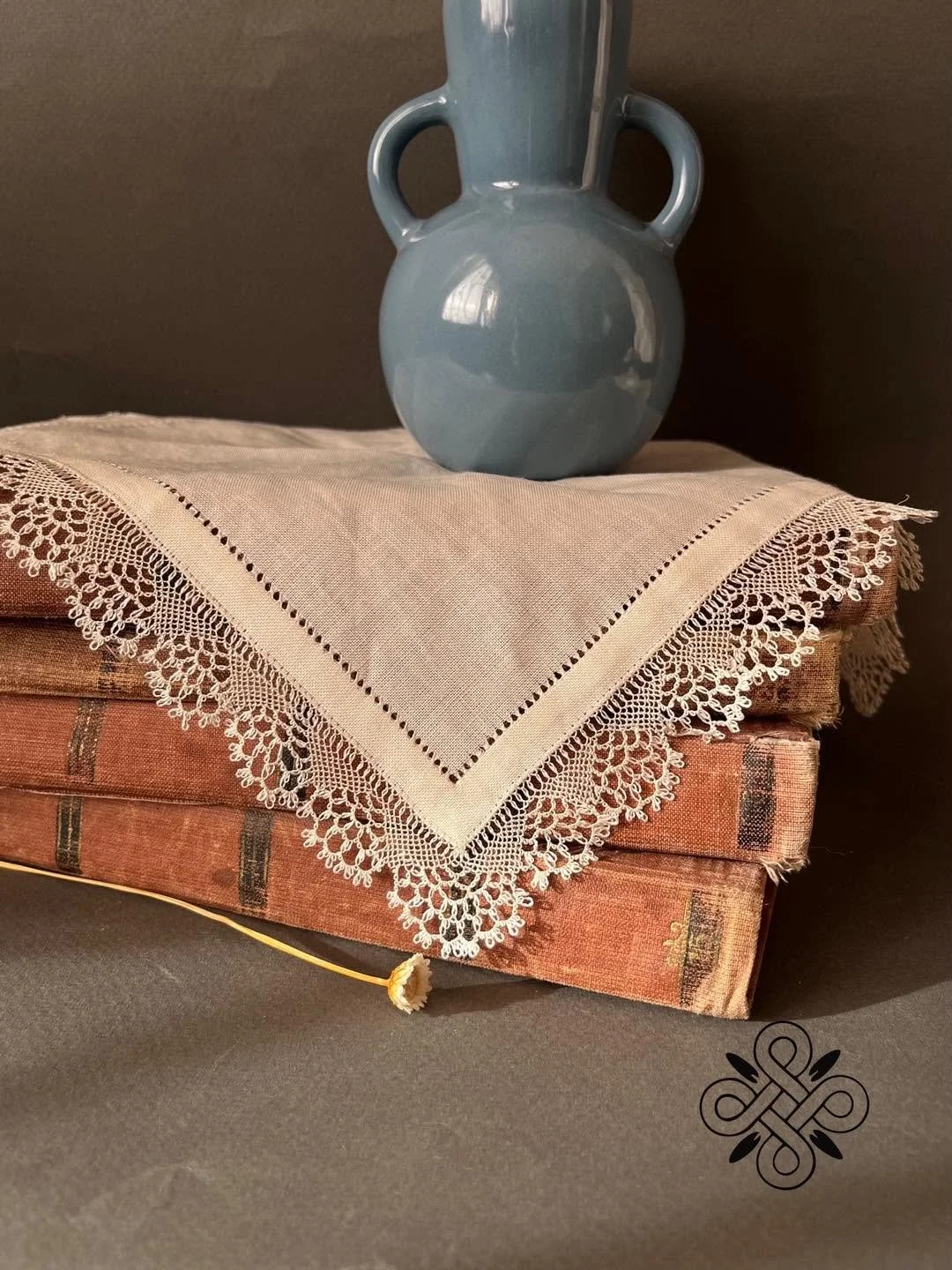 Iskuhi Sargsyan, needlelace-trimmed handkerchief, Yerevan, Armenia. Photo: © Iskuhi Sargsyan 2026.
