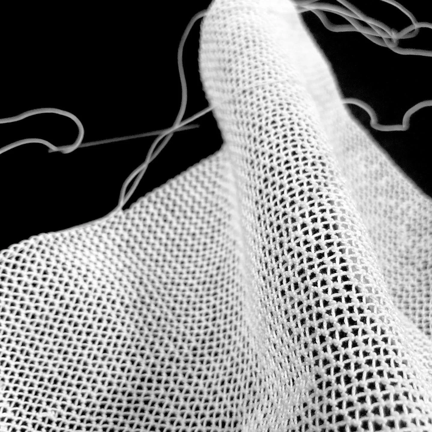 Deborah Valoma,  10,000 Stitches with No Goal , 2022. Armenian needlelace (detail).

Photo: credit © Deborah Valoma 2022.