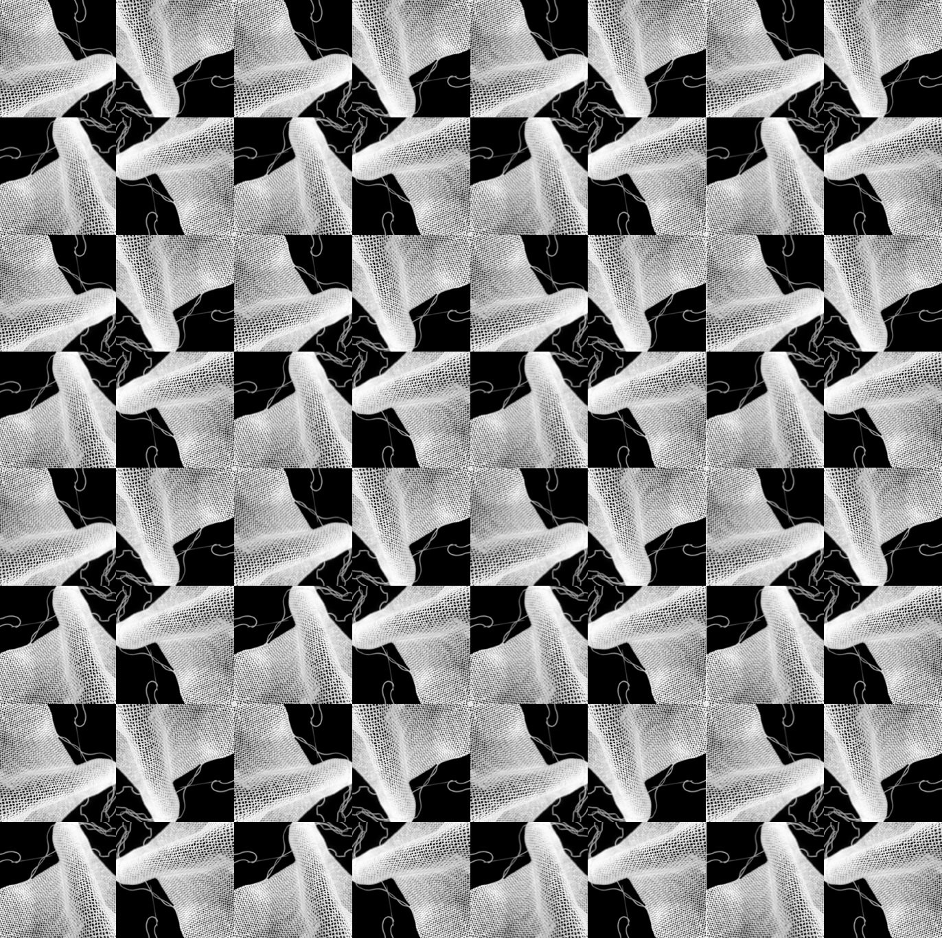 Deborah Valoma. Untitled, 2022. Armenian needlelace, repeat pattern created through digital manipulation. Photo: © Deborah Valoma 2022.