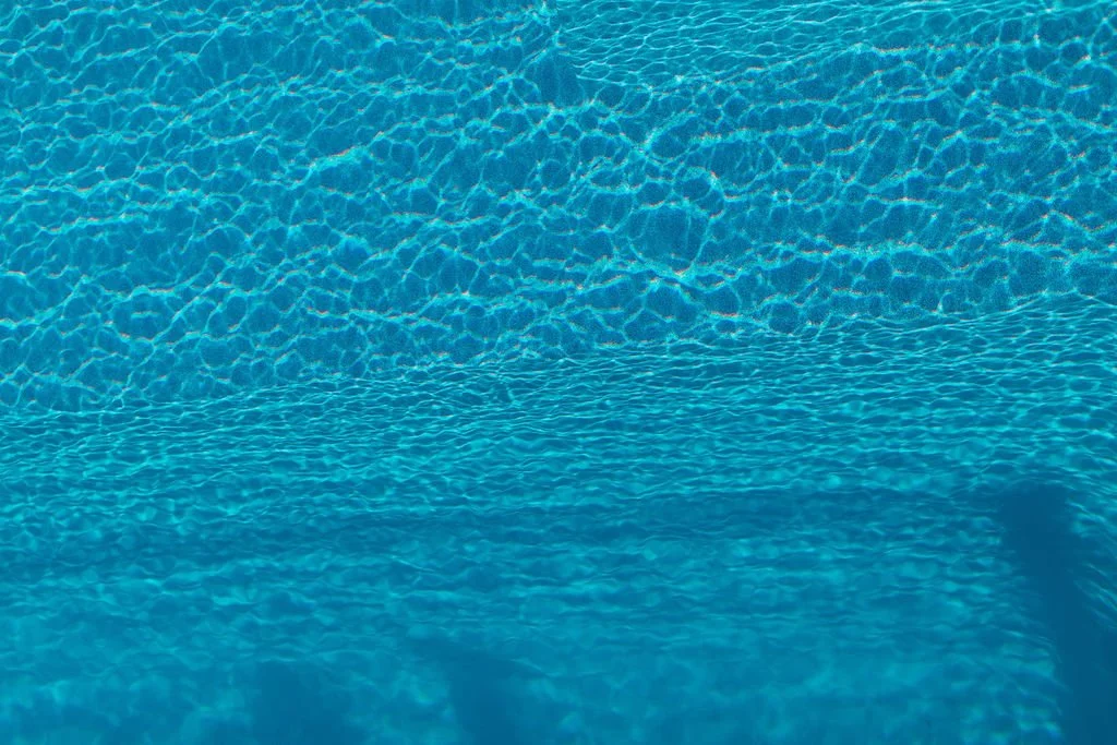 Close up image of pool water