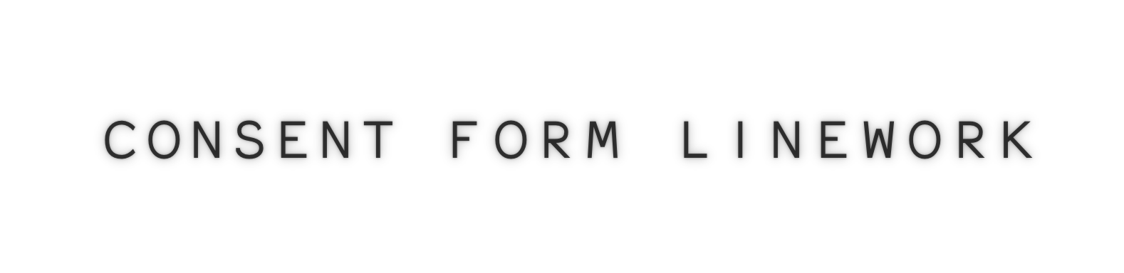 Text reading 'Consent for Linework' with a white background.