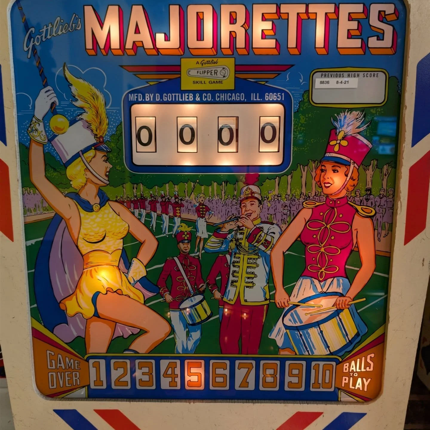 Straight from PAPA 22 to PGC comes Majorettes! A great friend is letting us borrow this 1964 classic add-a-ball game (only 425 ever made)! If you couldn't get enough of it in the Classics tournament or enjoyed the stream from @foxcitiespinball , come